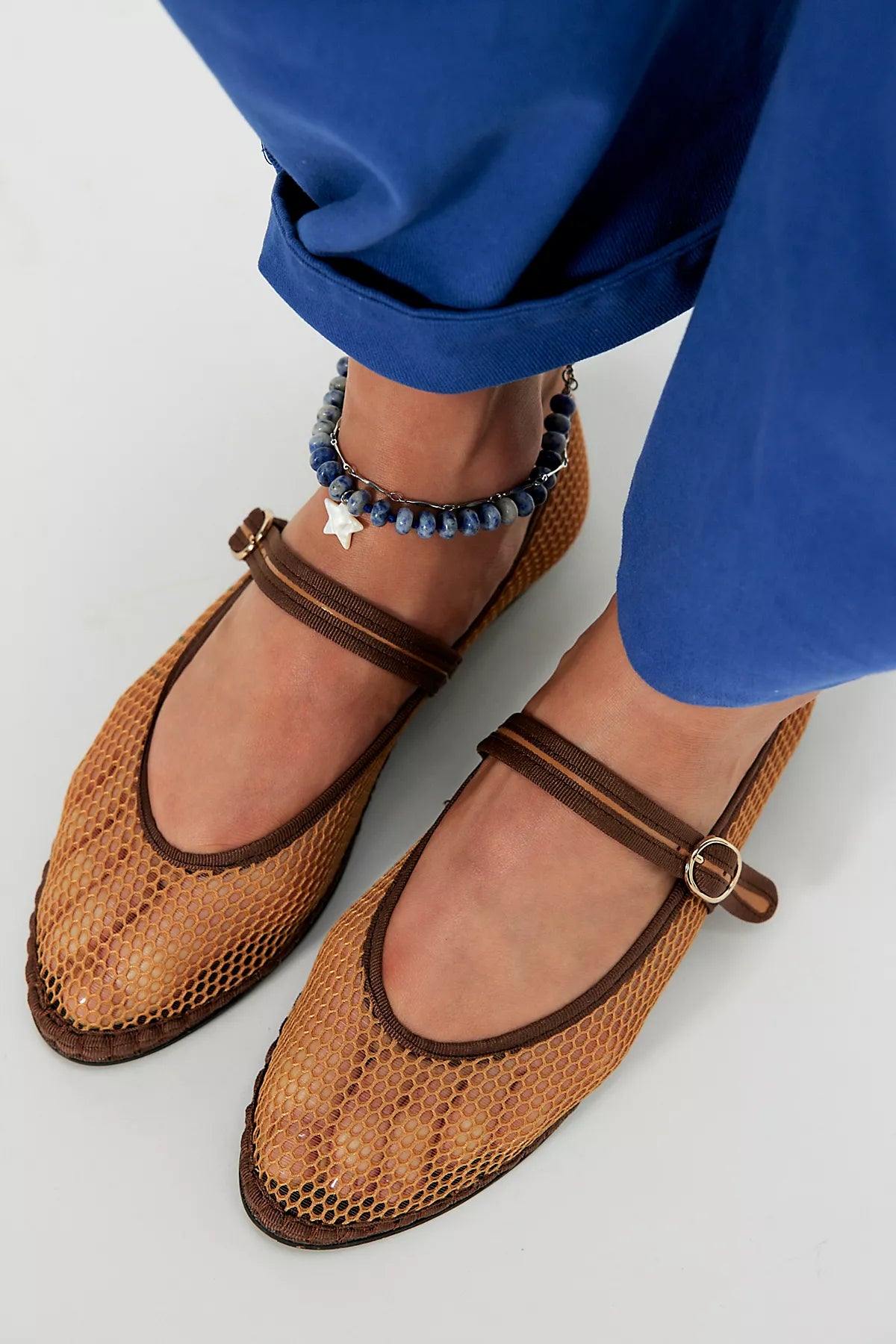 Isabella Mesh Mary Janes