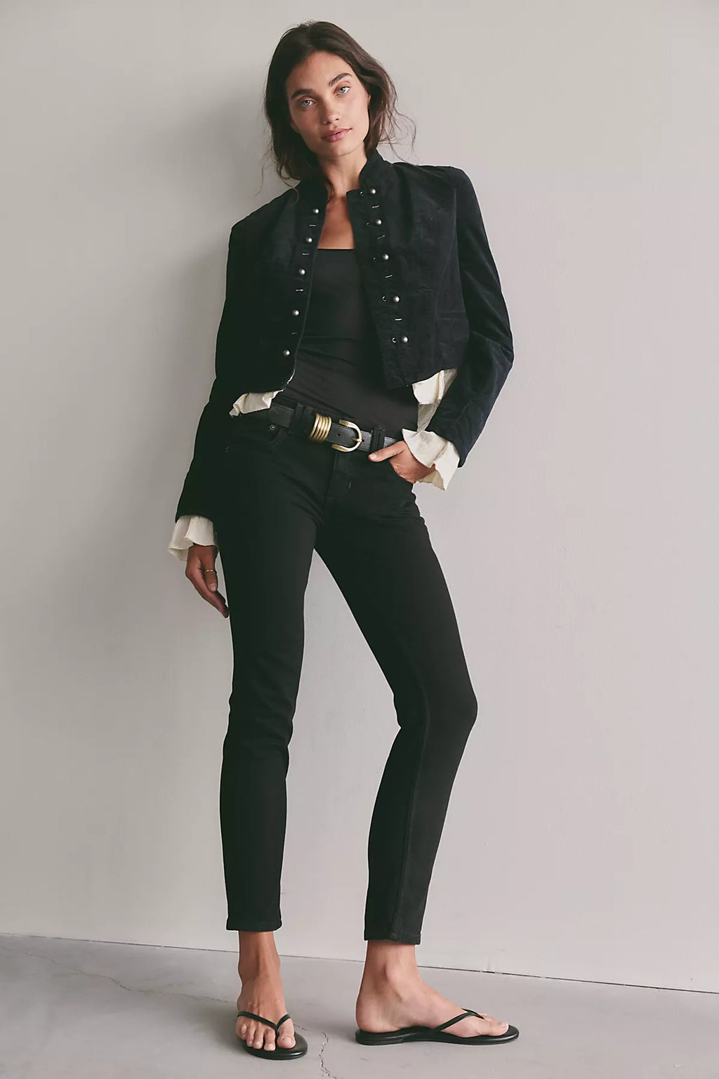 We The Free Oracle Low-Rise Slim Straight Jeans