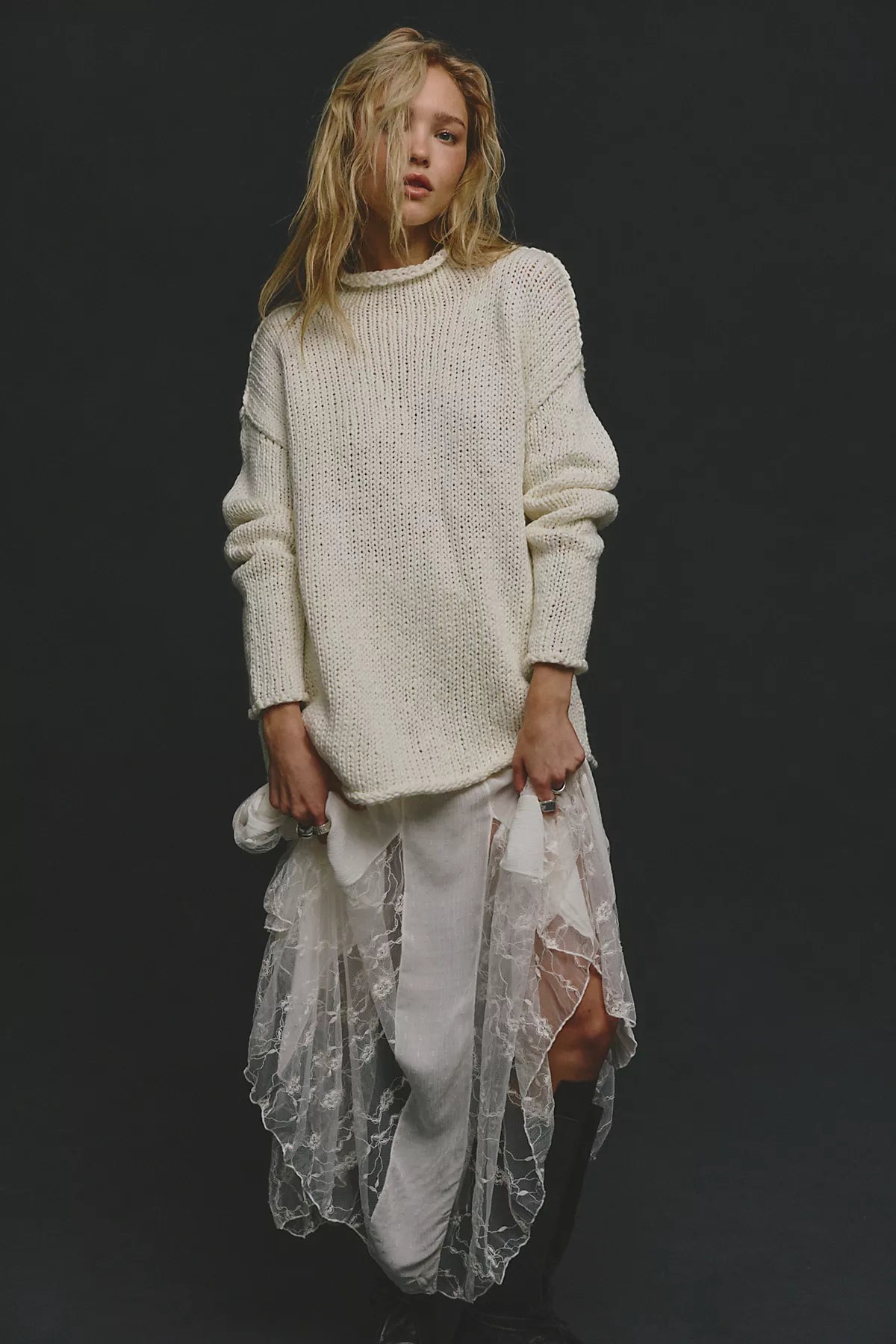 Opal Rollneck Knit Tunic