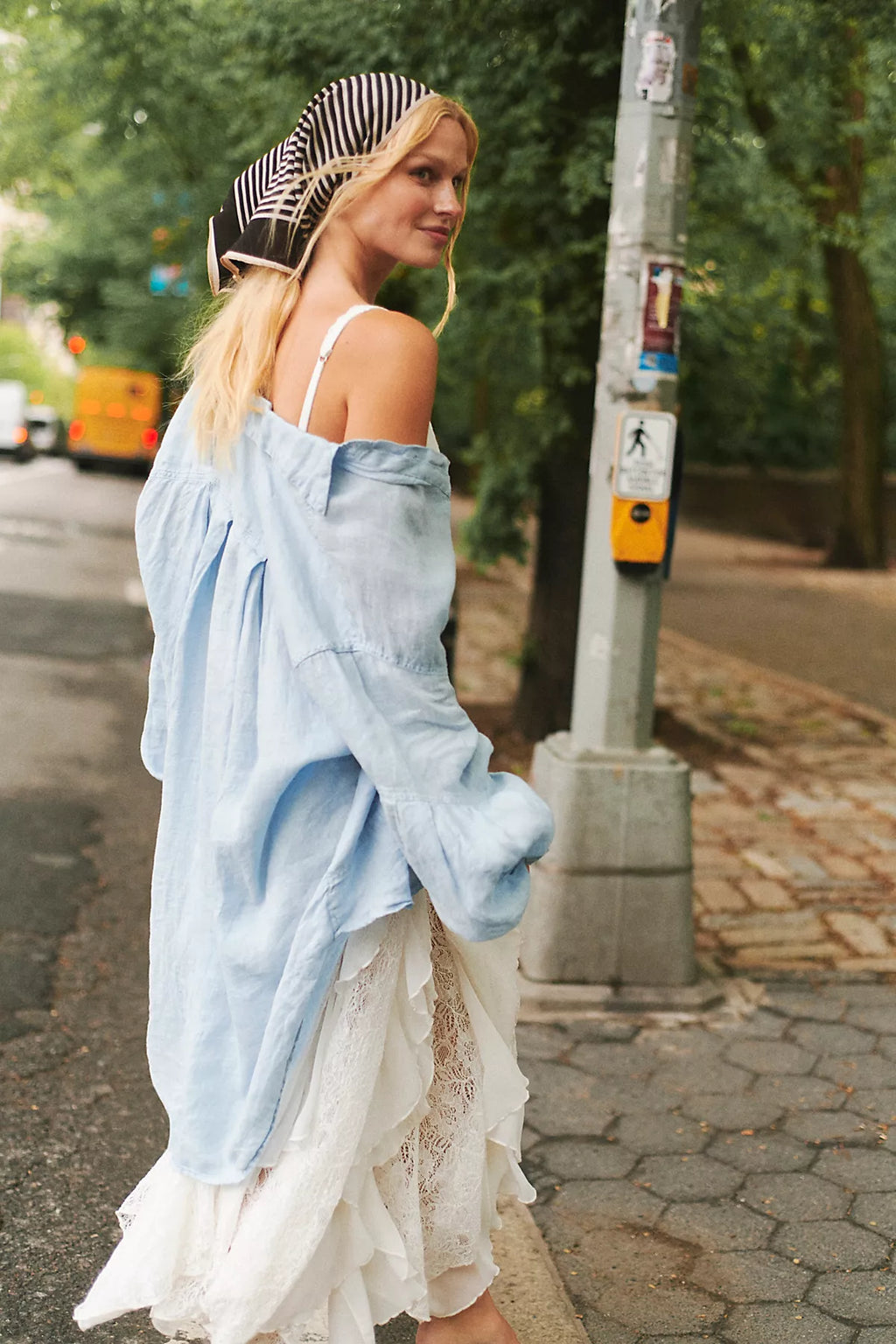 Selene Button Down Linen Shirt