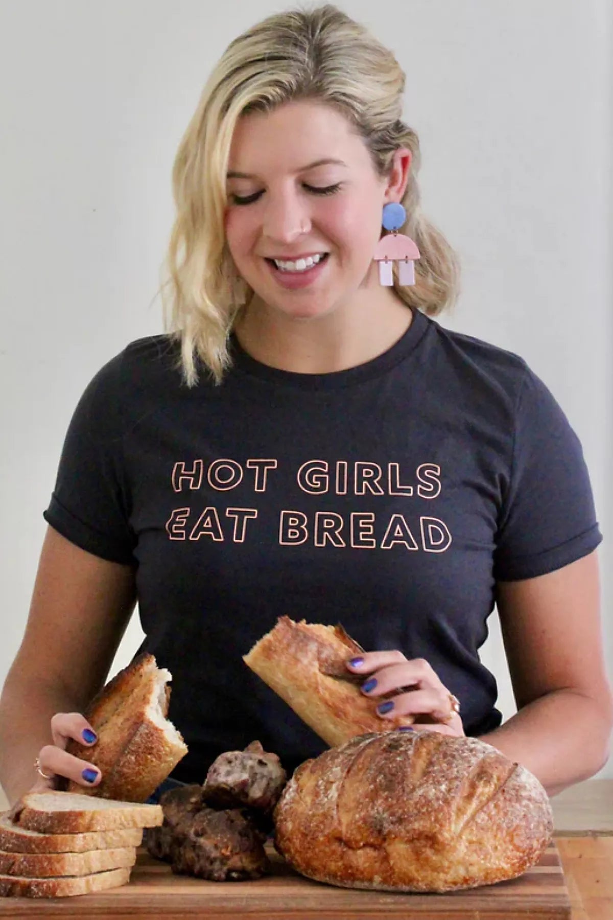 Overseasoned Hot Girls Eat Bread Tee