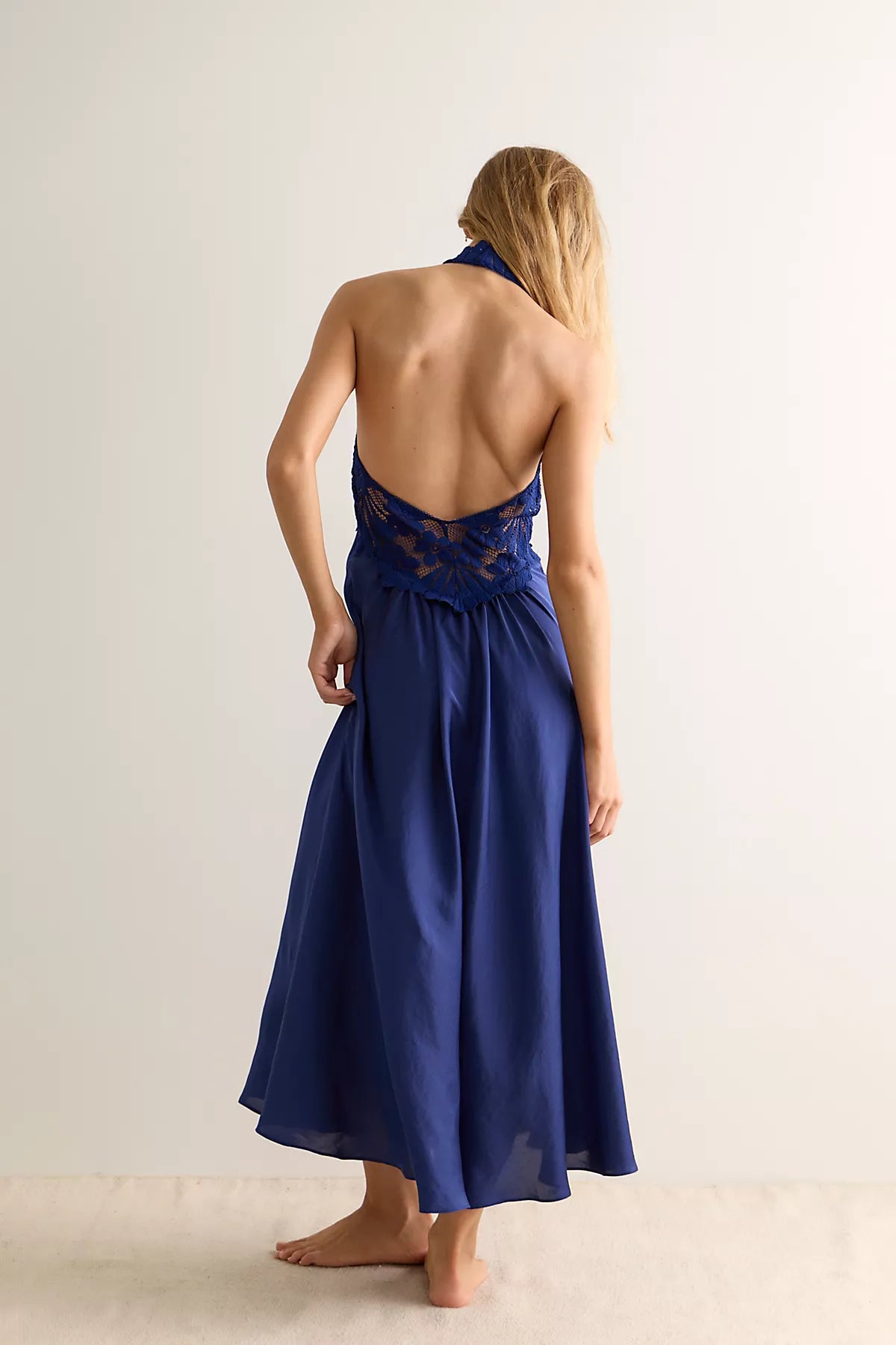 Petal Party Midi Slip Dress