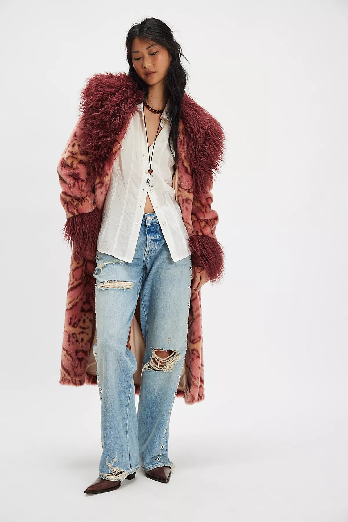 Unreal Fur Cuvée Rose Coat