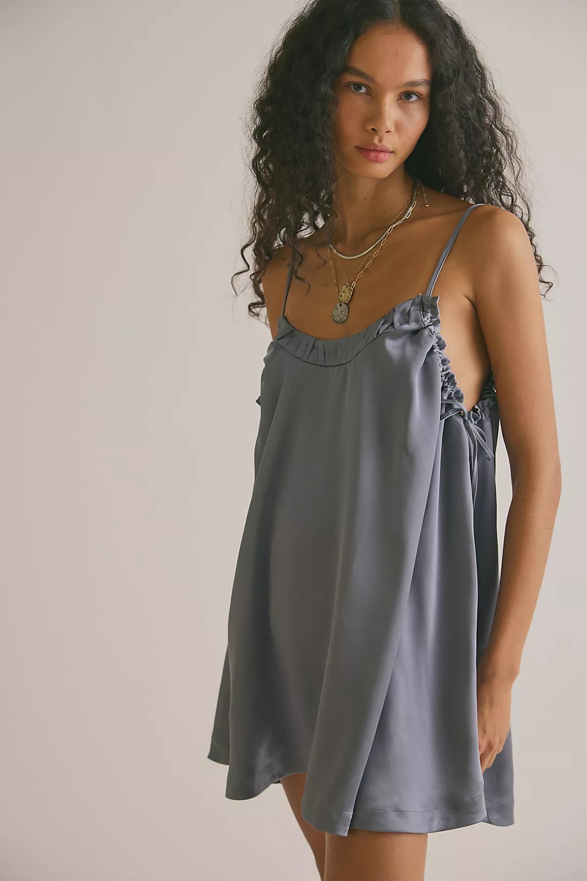 Sundown Mini Slip Dress