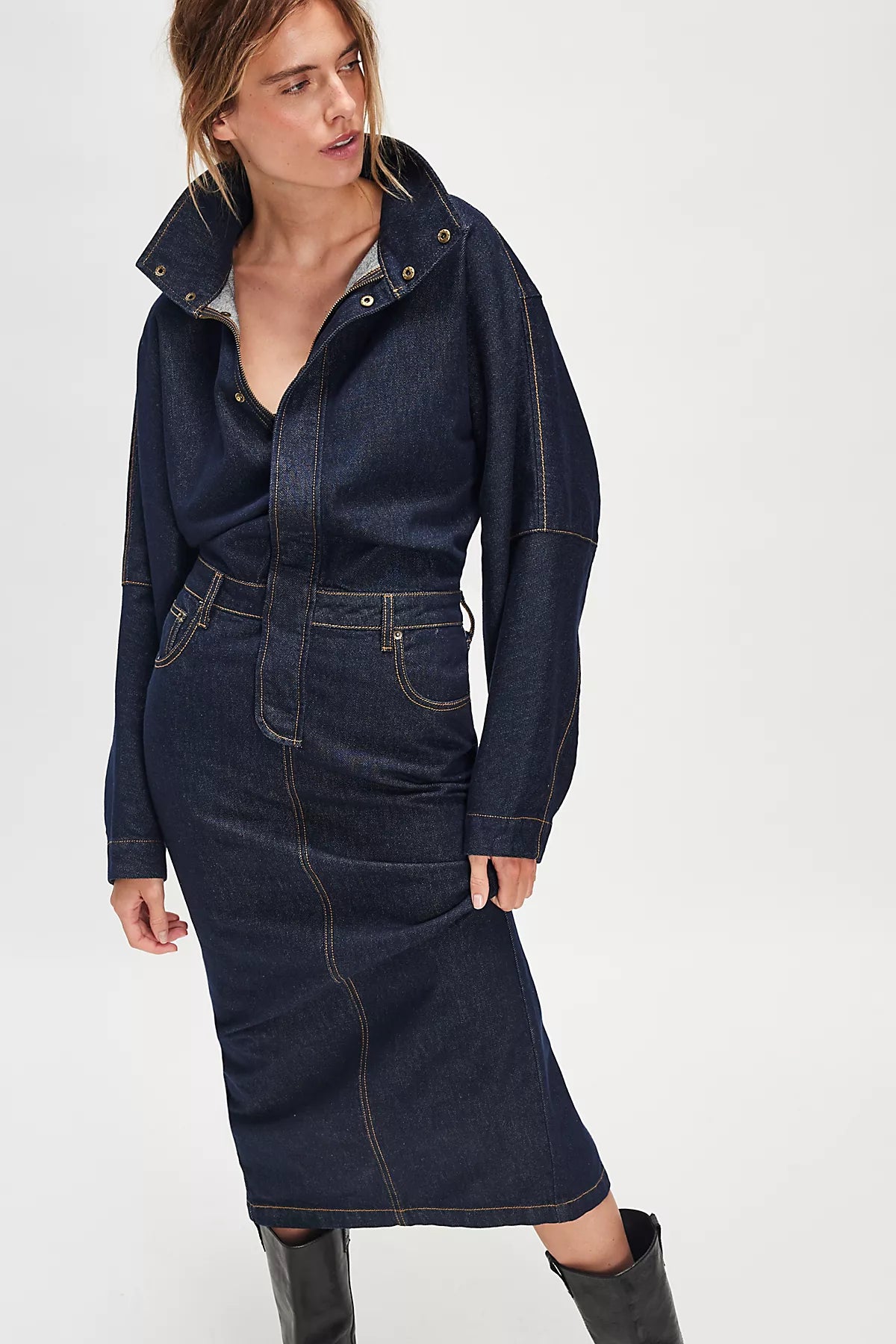 Ronny Kobo Sebastian Midi Dress
