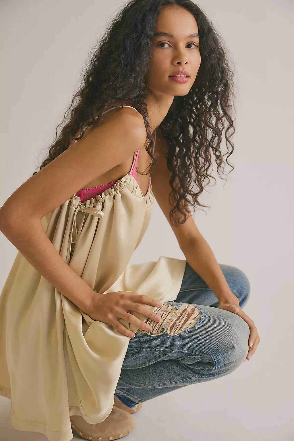 Sundown Mini Slip Dress