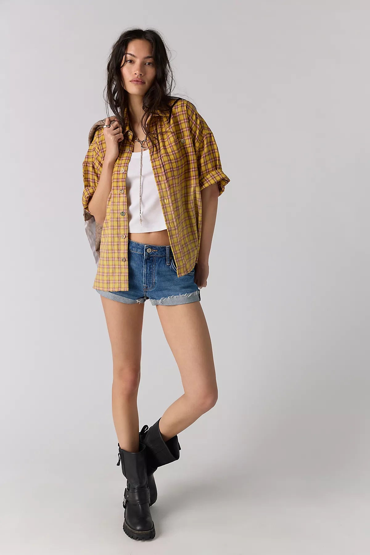 The Tales Fear And Loathing Dip Dye Button Down Shirt