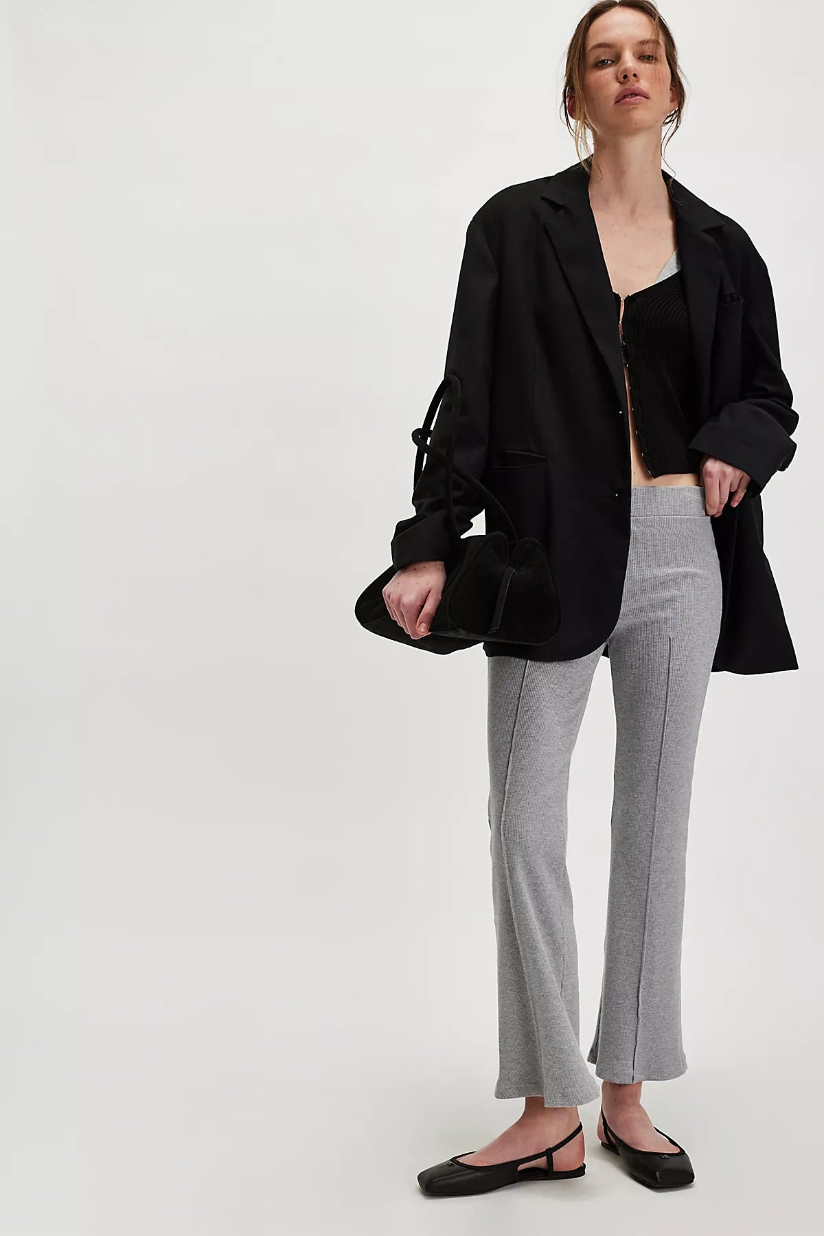 DONNI. The Rib Kick Flare Pants