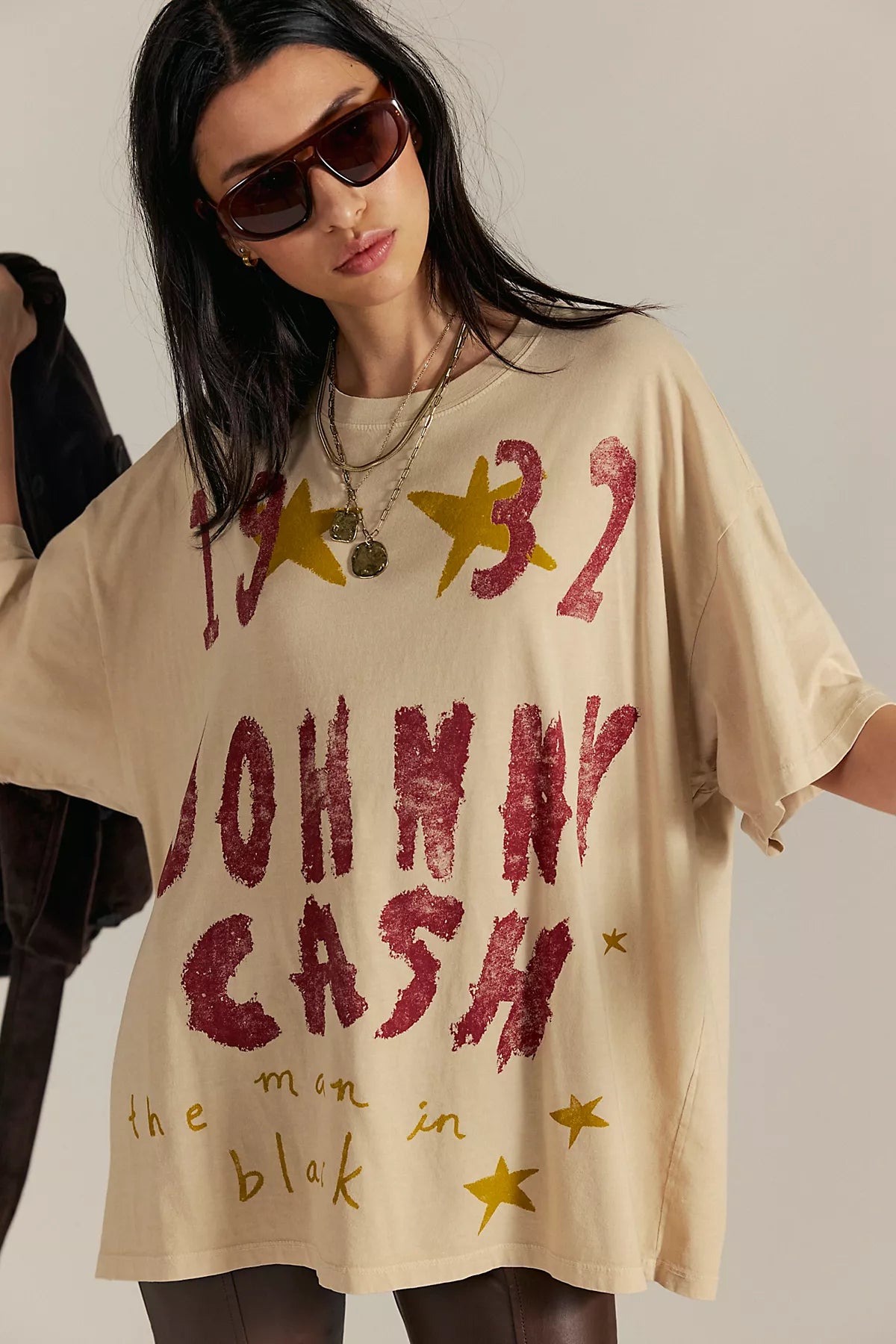 Johnny Cash Doodles Tee