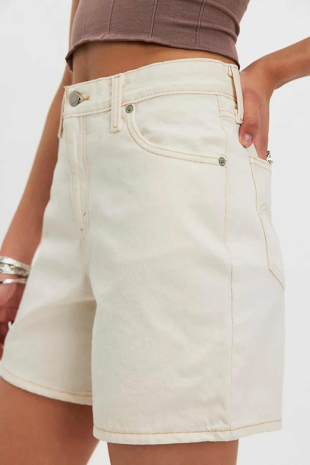 Levi's High-Rise Baggy Shorts
