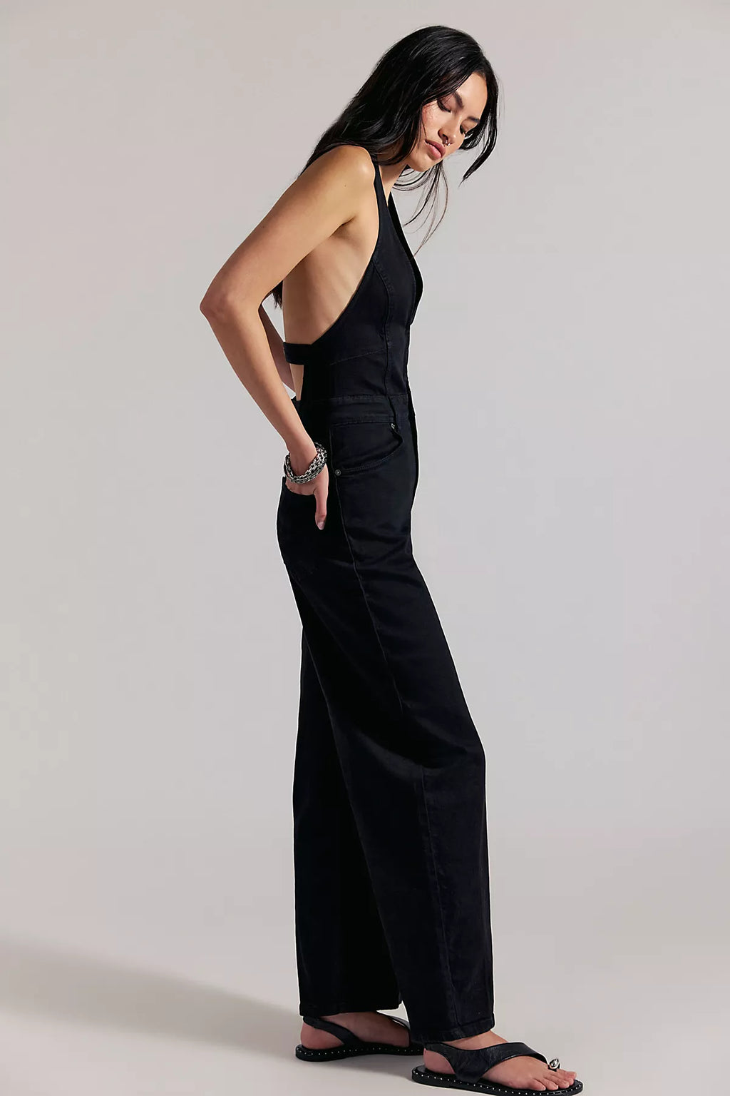 We The Free Lark Denim Jumpsuit