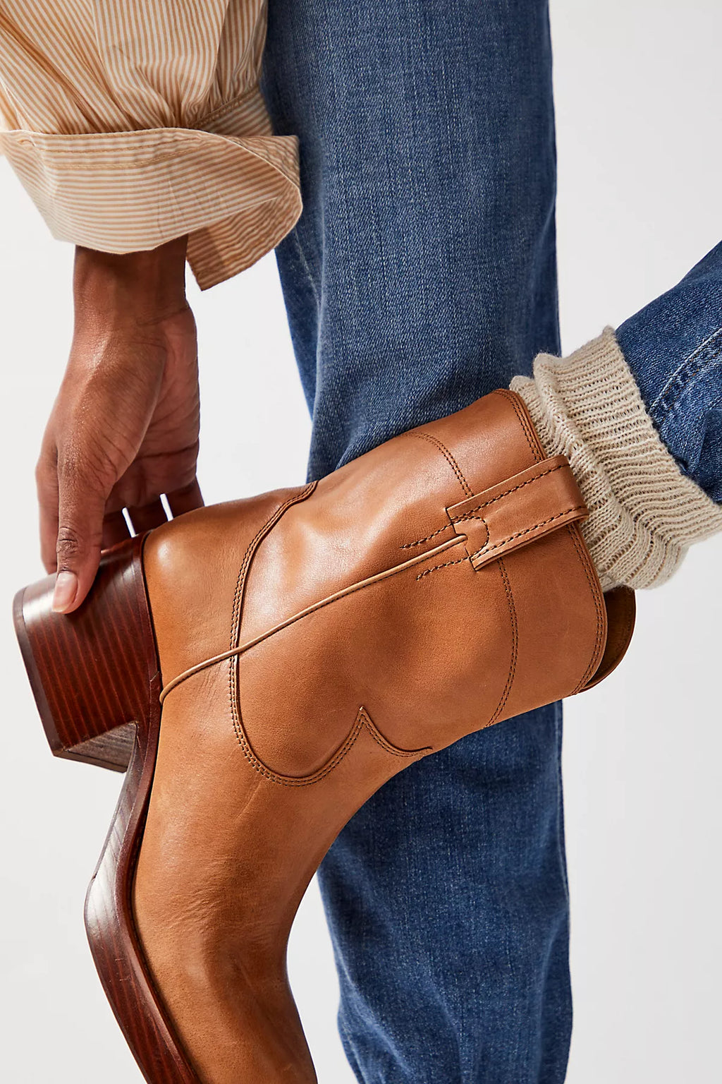 Sleepy Cowboy Ankle Boots
