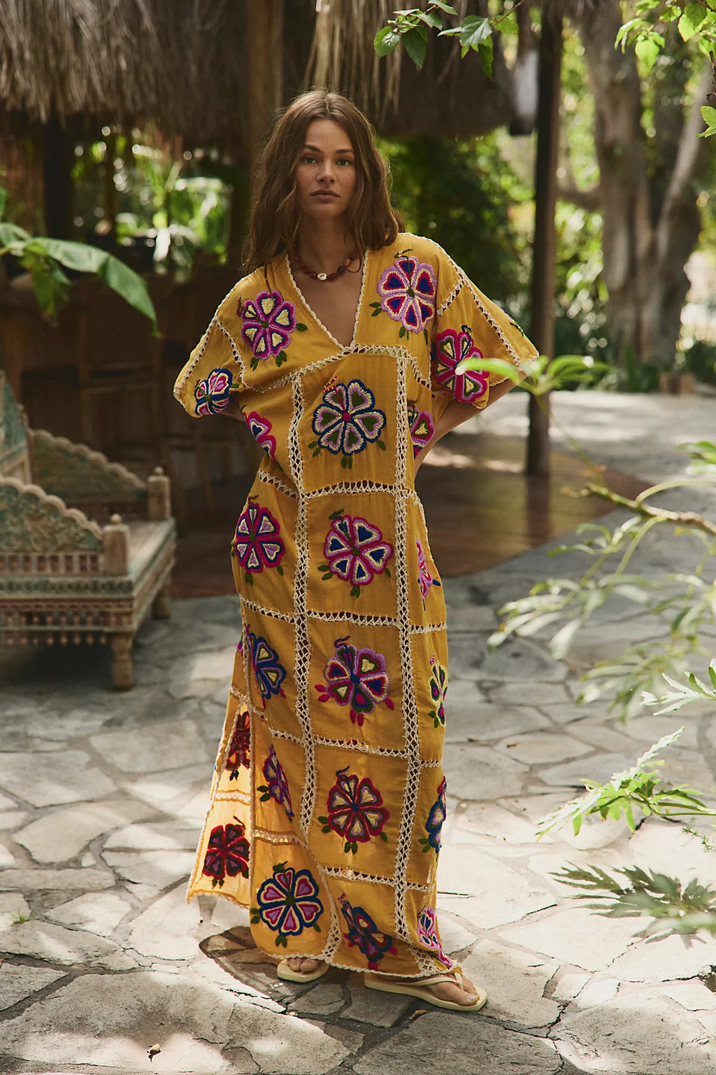 Embroidered Josin Kaftan