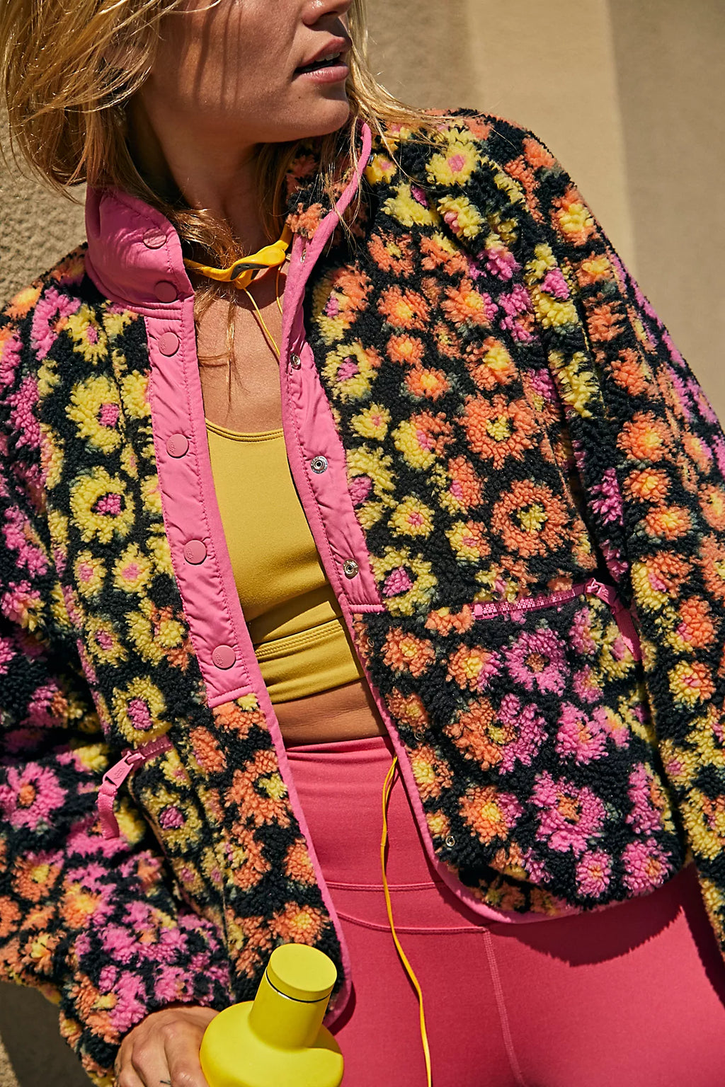 Hit The Slopes Printed Fleece Jacket