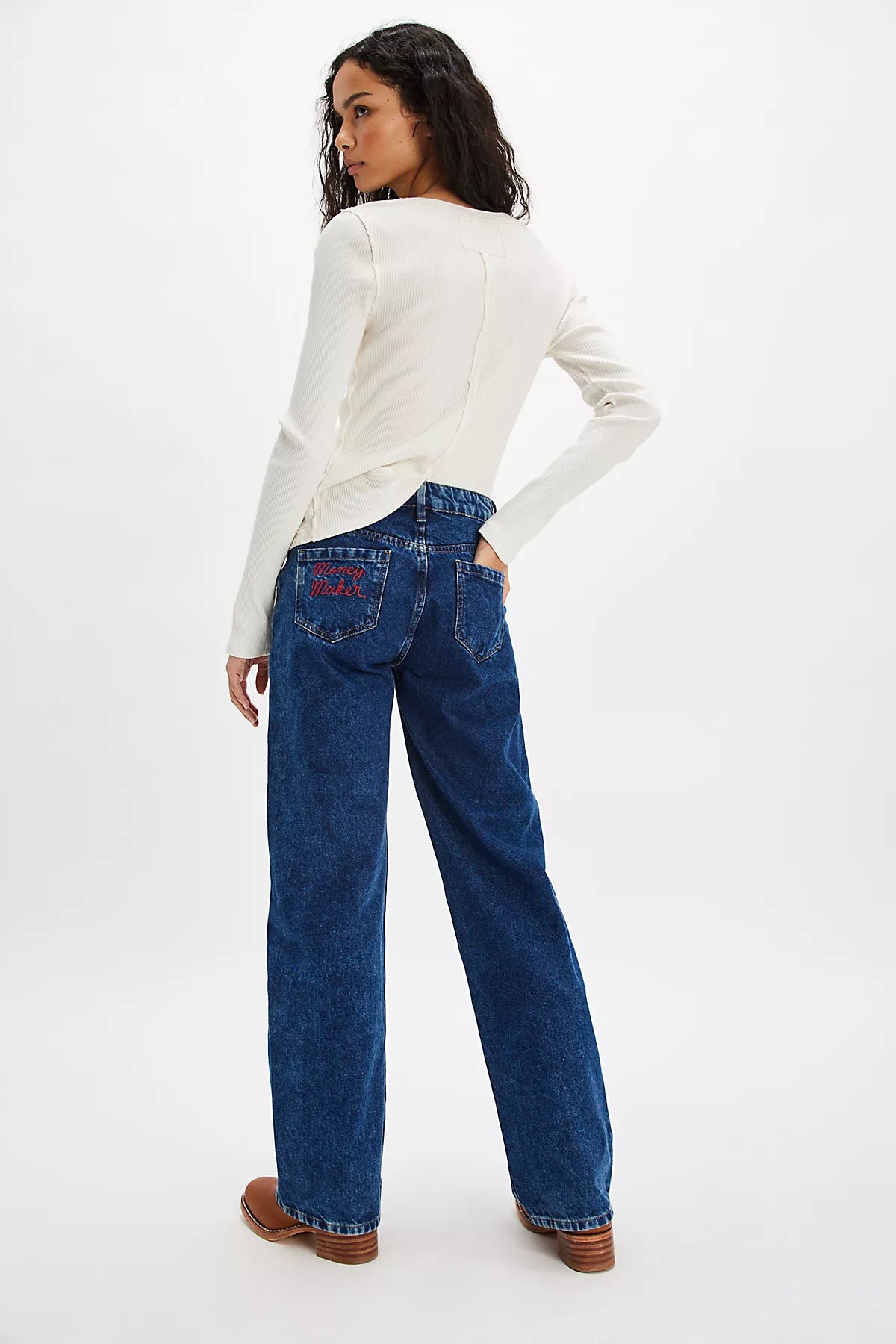 Understated Leather Money Maker Jeans