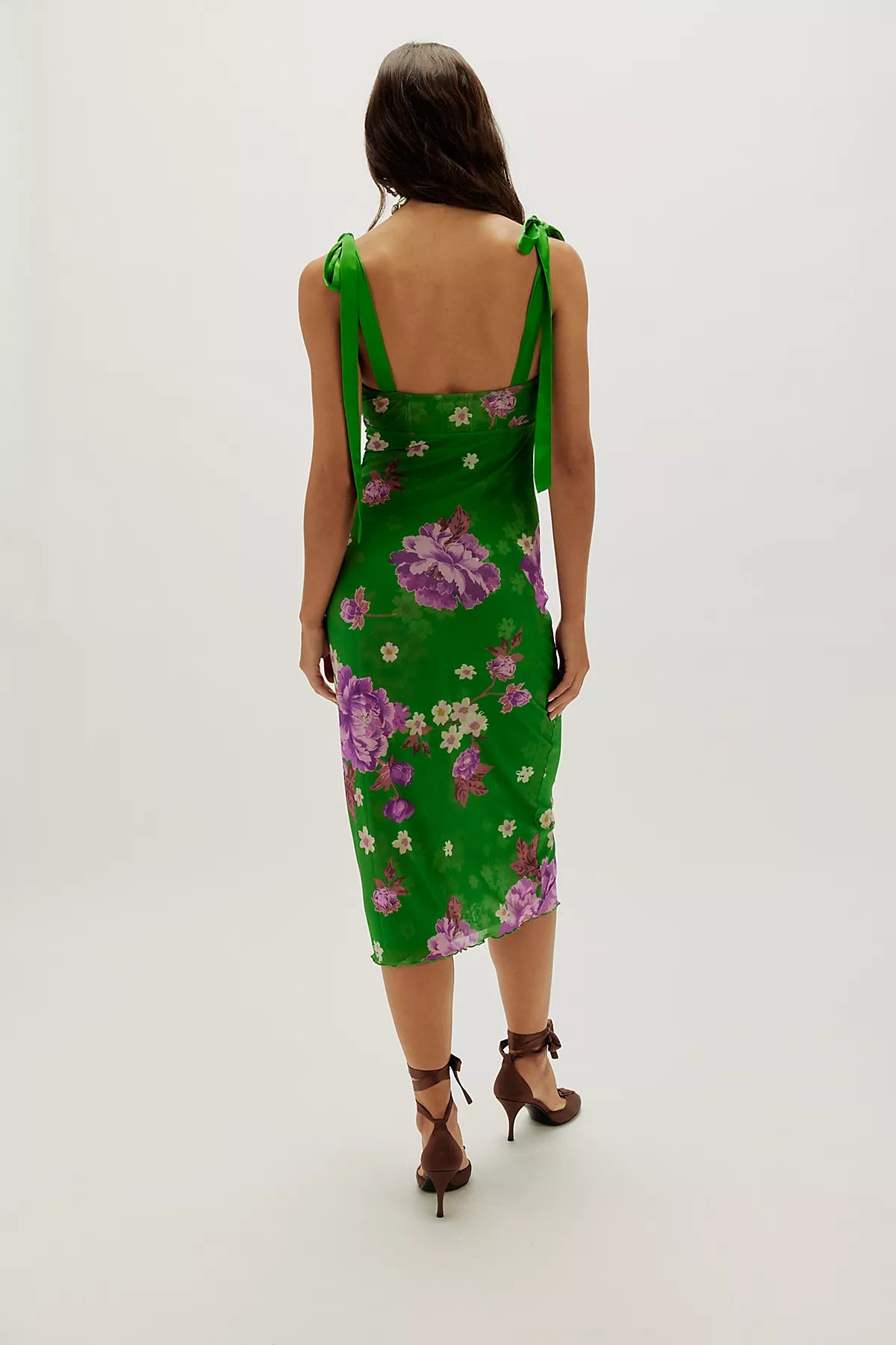 Printed Got Glam Midi Slip Dress