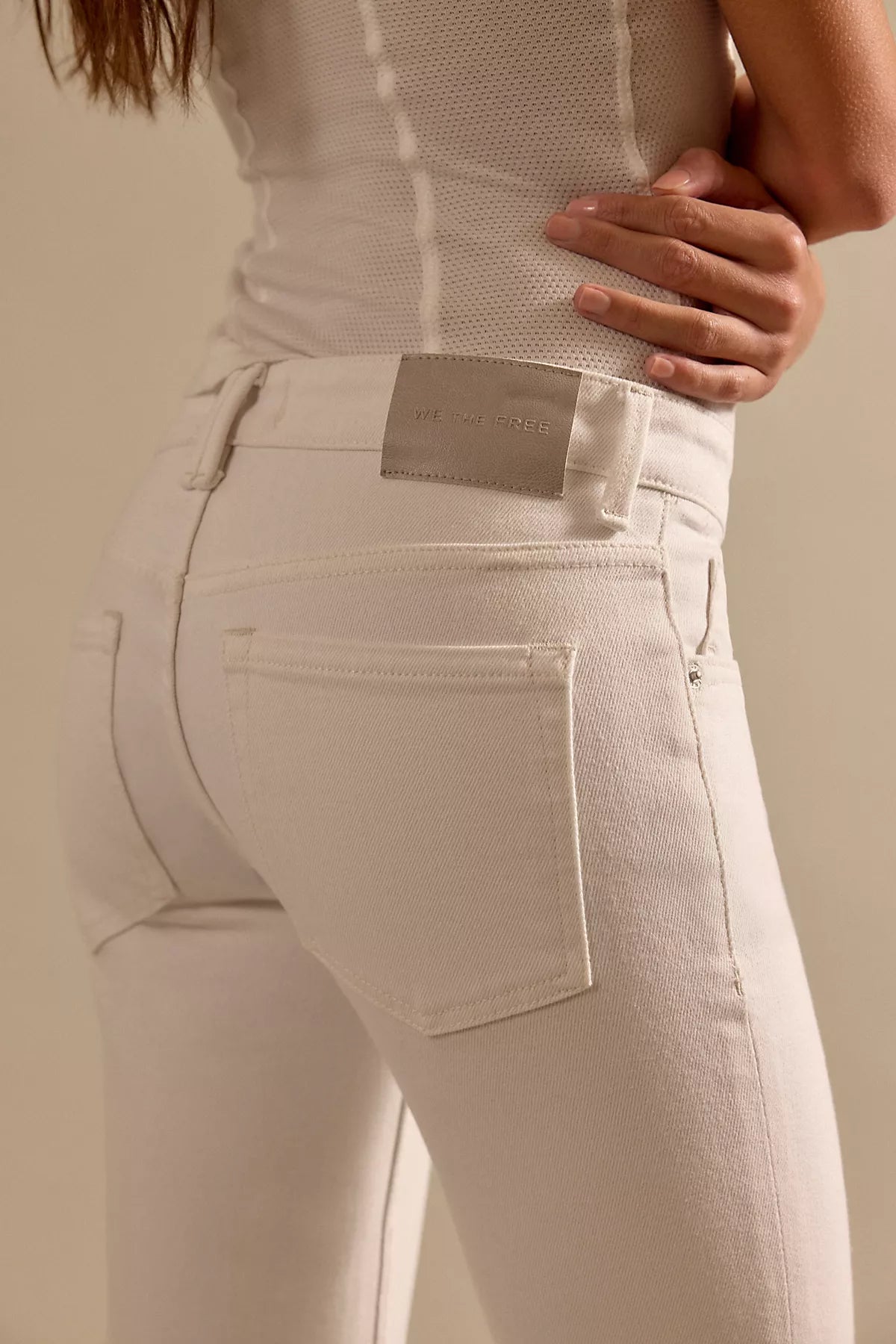 We The Free Oracle Low-Rise Slim Straight Jeans