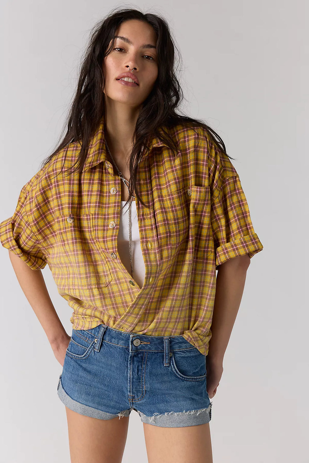 The Tales Fear And Loathing Dip Dye Button Down Shirt