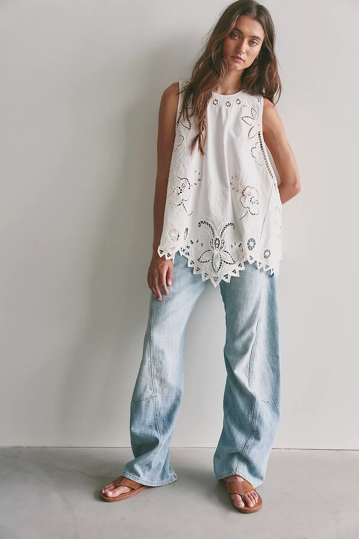 Reina Cutwork Tunic