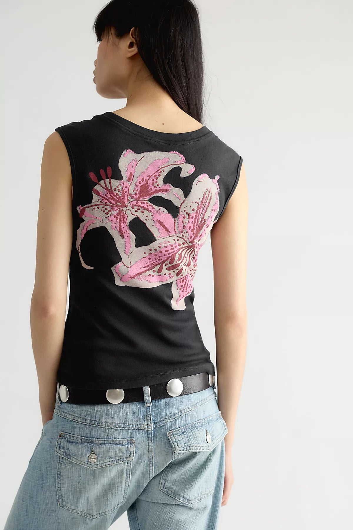 Ballad Reversible Lily Printed Tank
