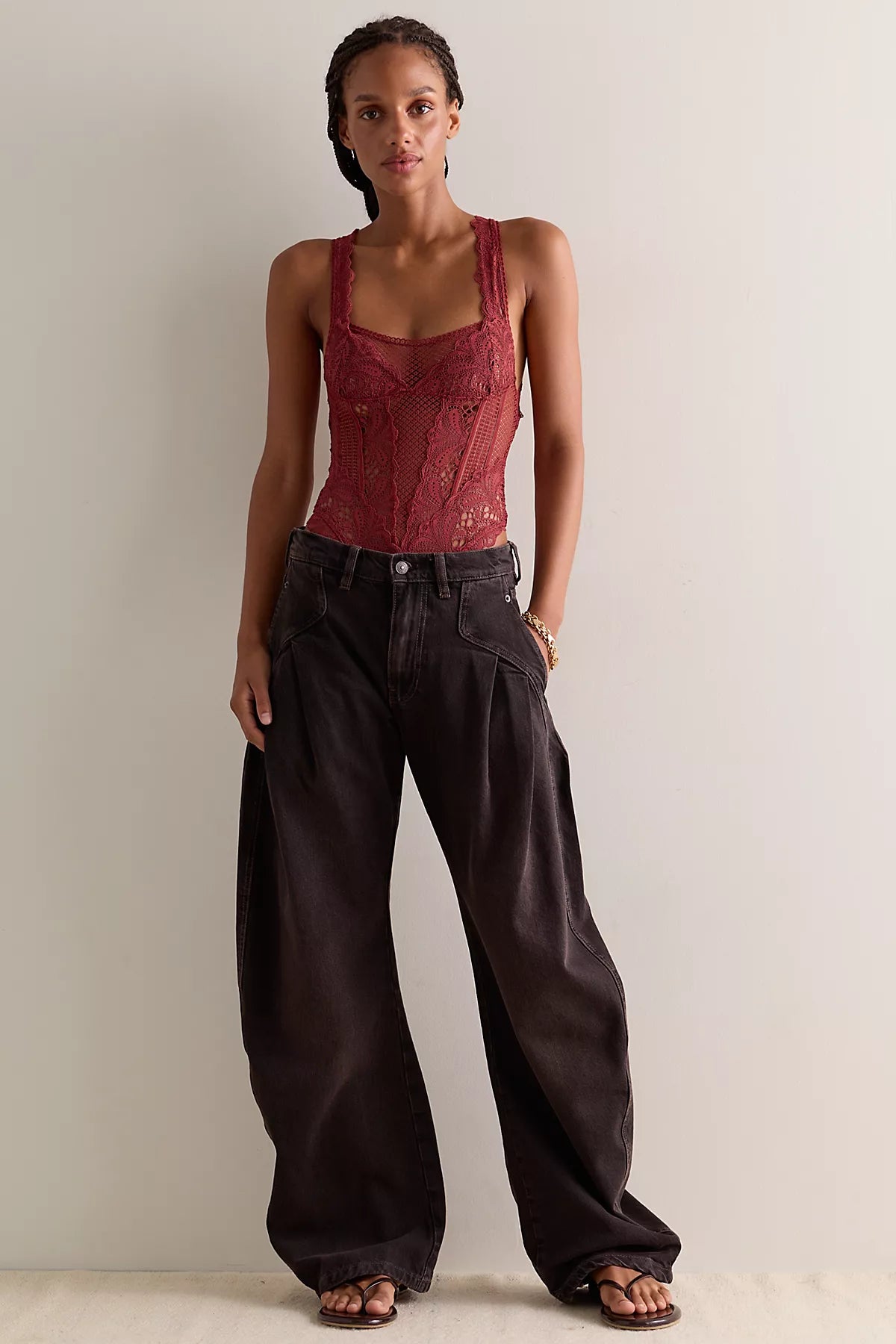 Moonlit Meadow Lace Bodysuit