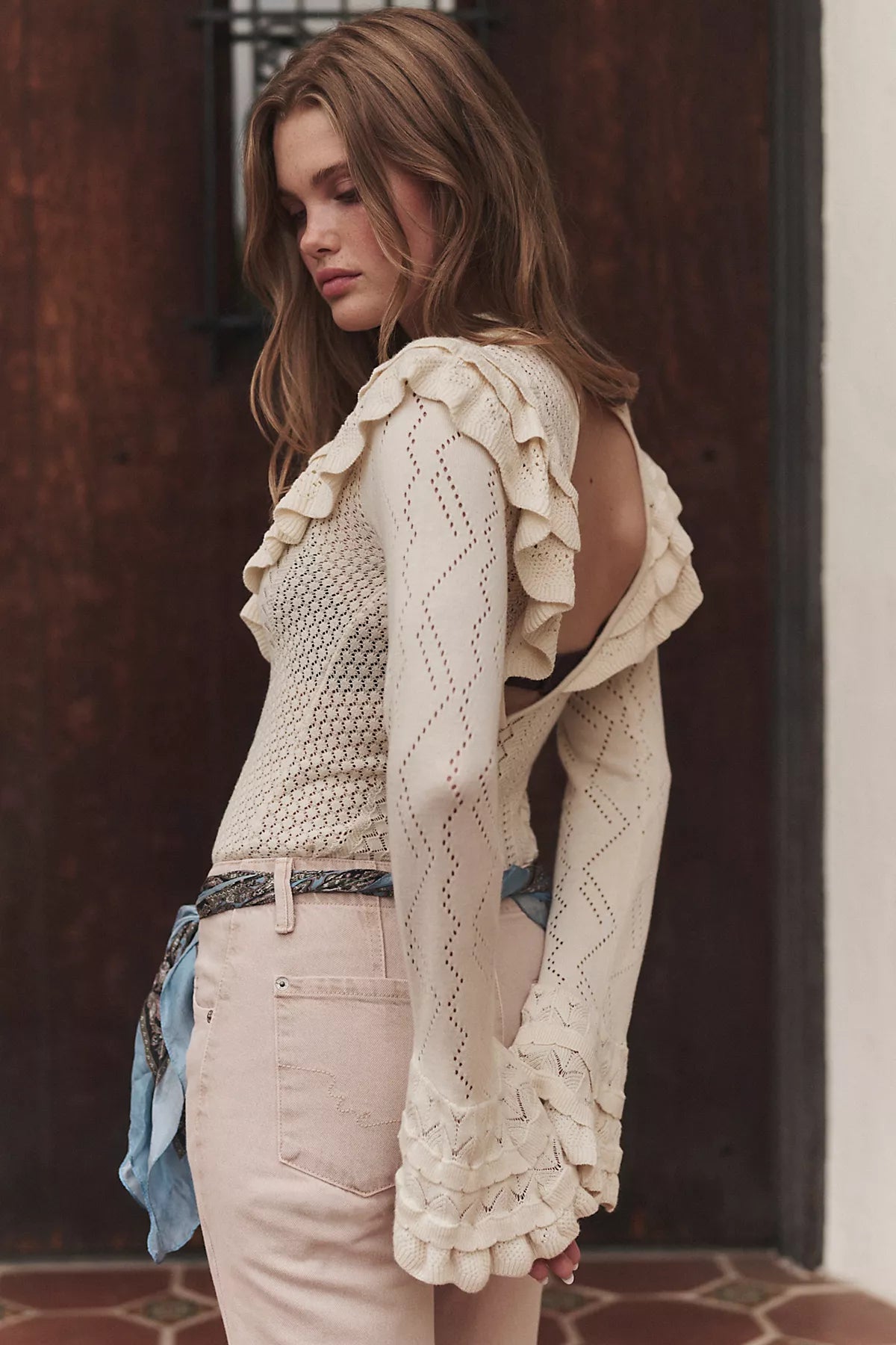 Doily Pop Sweater Bodysuit