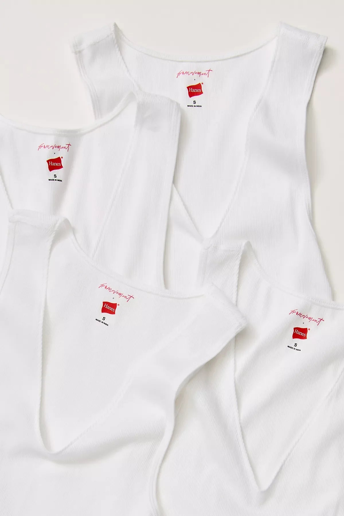 Hanes x FP Movement Ribbed Tank 4-Pack