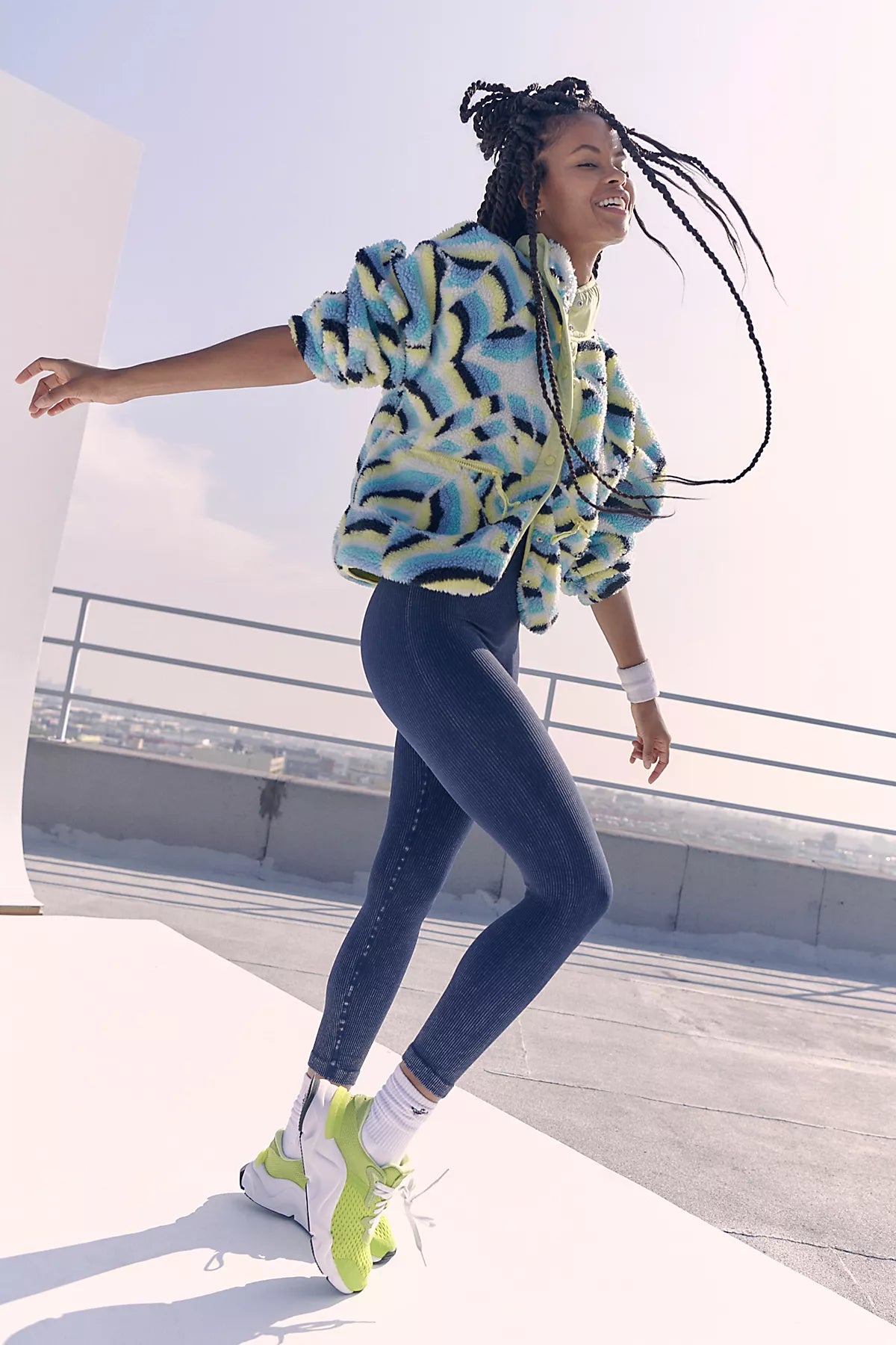 Hit The Slopes Printed Fleece Jacket