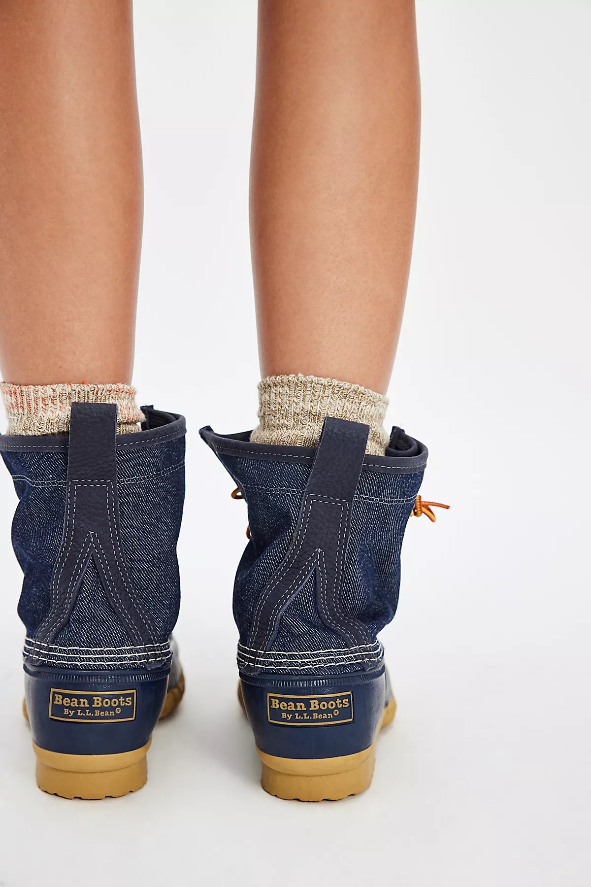 L.L.Bean Boots, 8" Denim Insulated