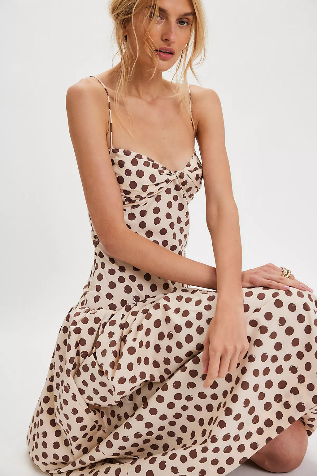 S/W/F Fitted Midi Dress