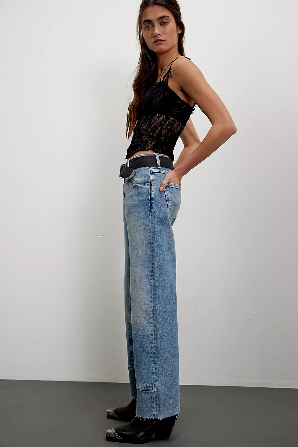 We The Free Risk Taker Mid-Rise Jeans