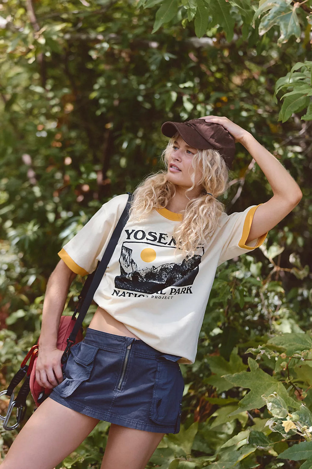 Parks Project Yosemite National Park Photo Ringer Tee