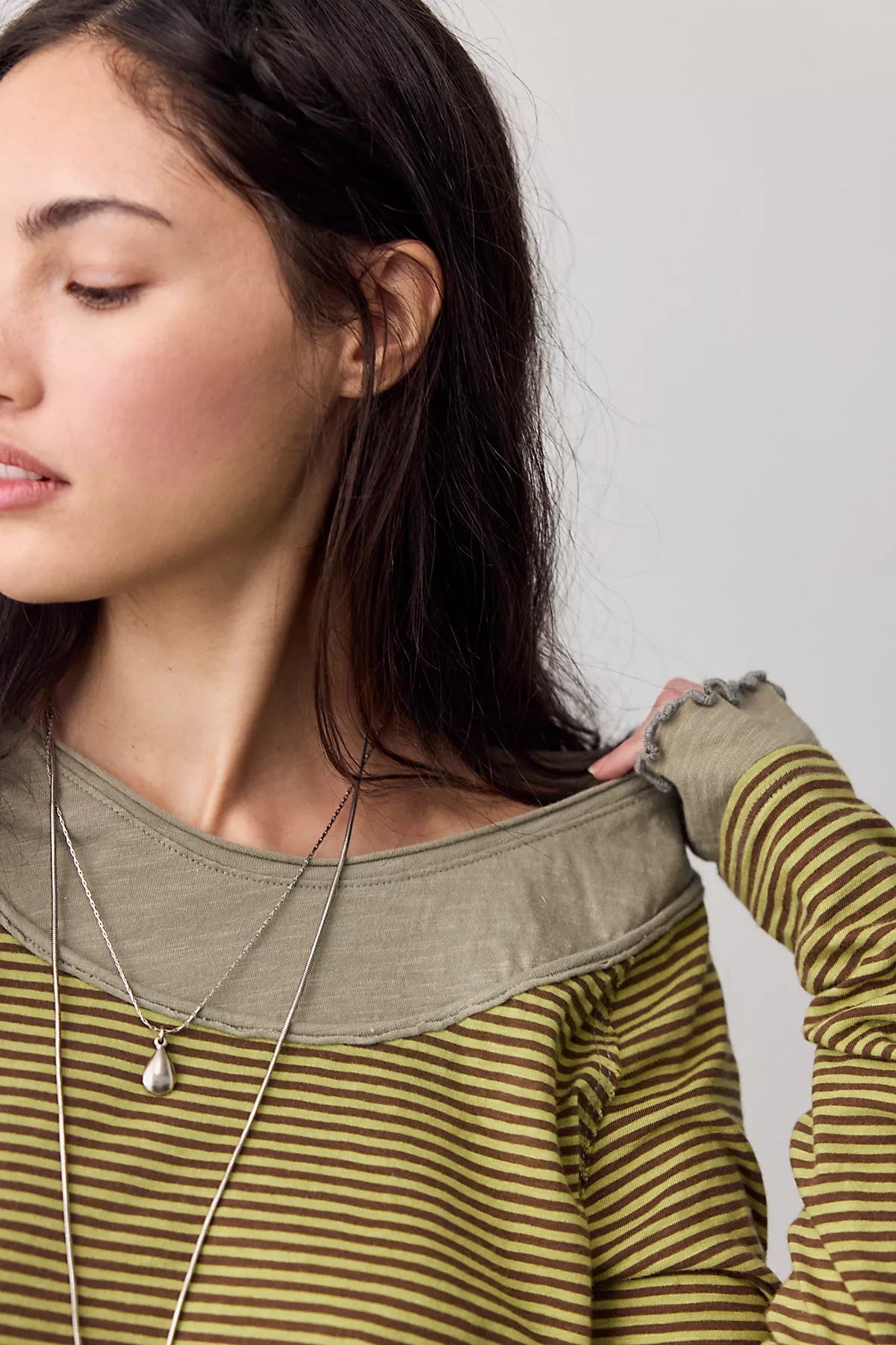 We The Free Two's A Charm Stripe Long Sleeve Top