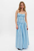 Shona Joy Saxon Bustier Maxi Dress