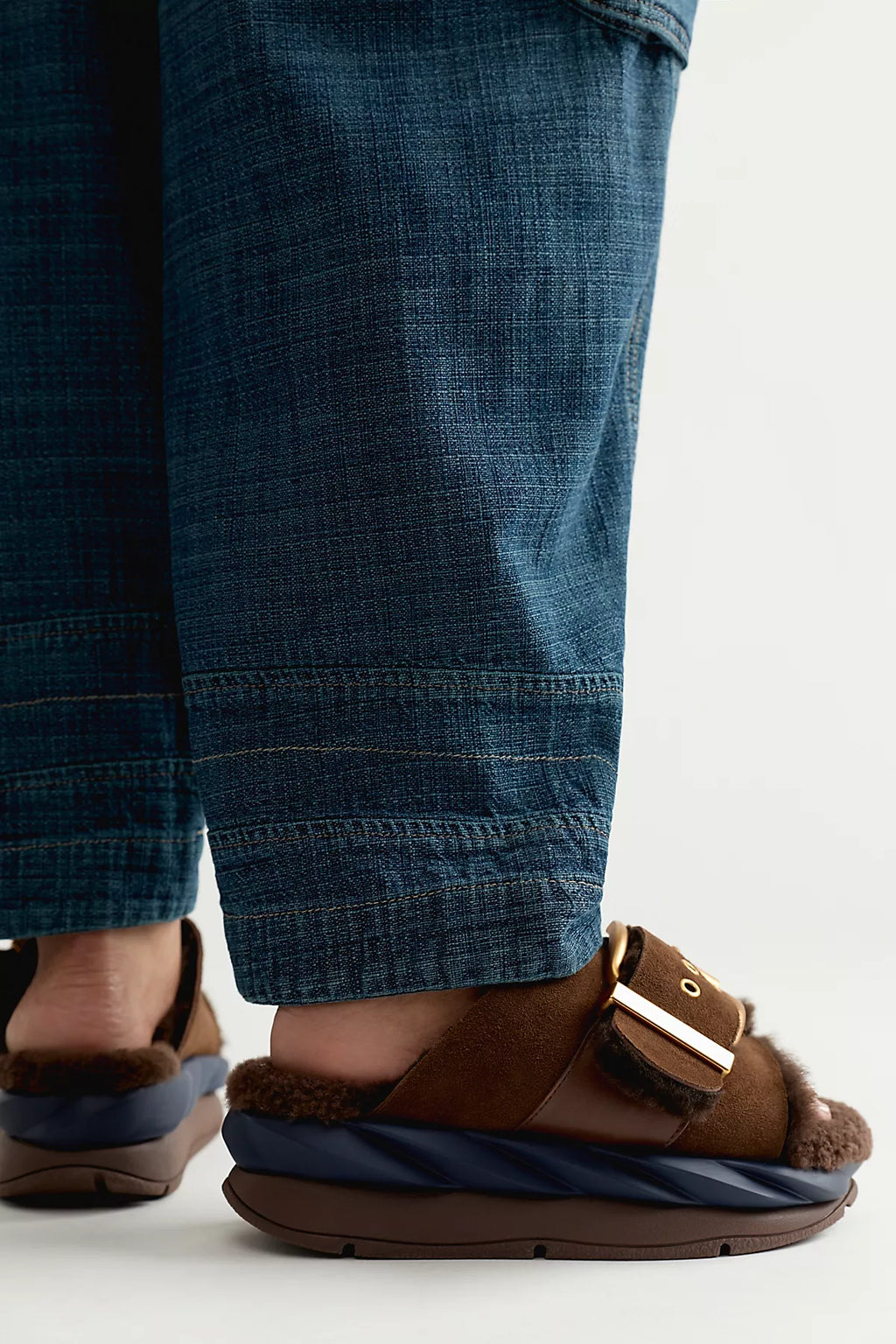 Mellow Shearling Slides