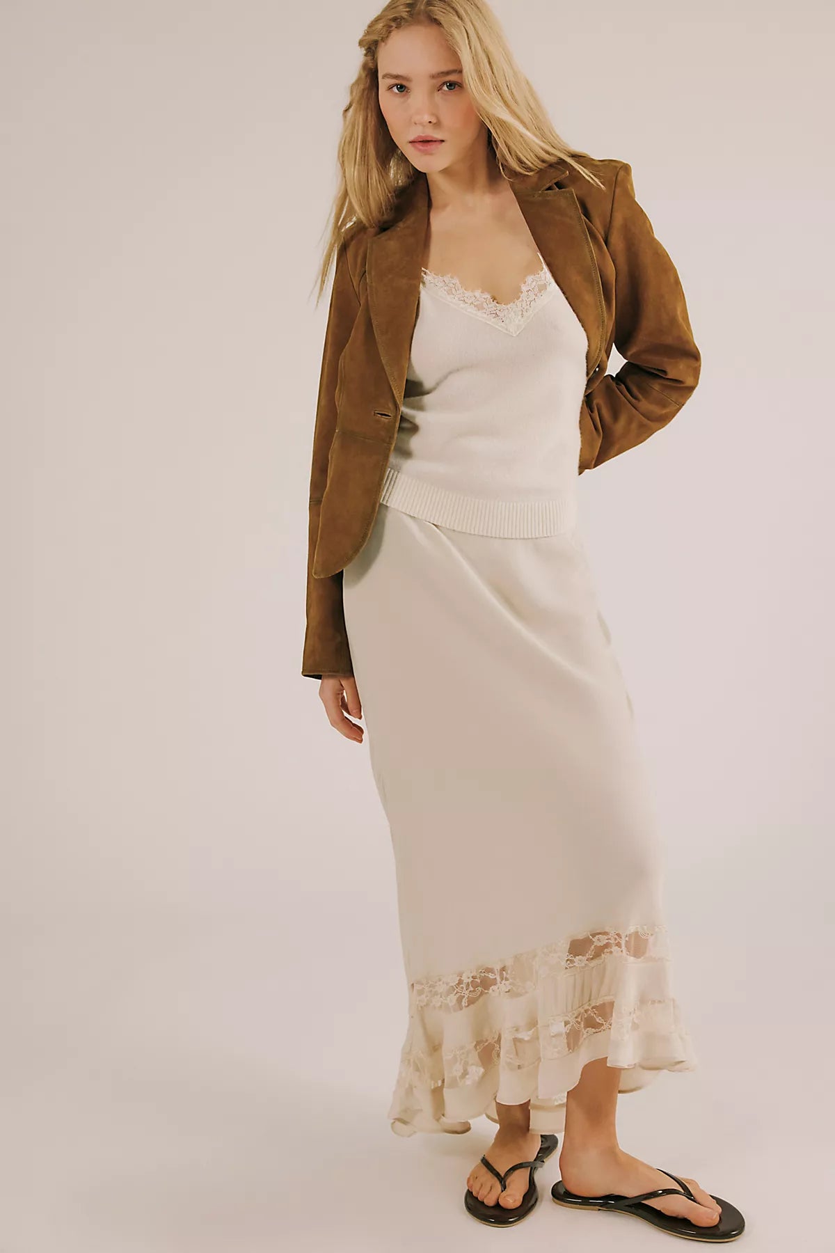 Long Lost Lover Maxi Slip Skirt
