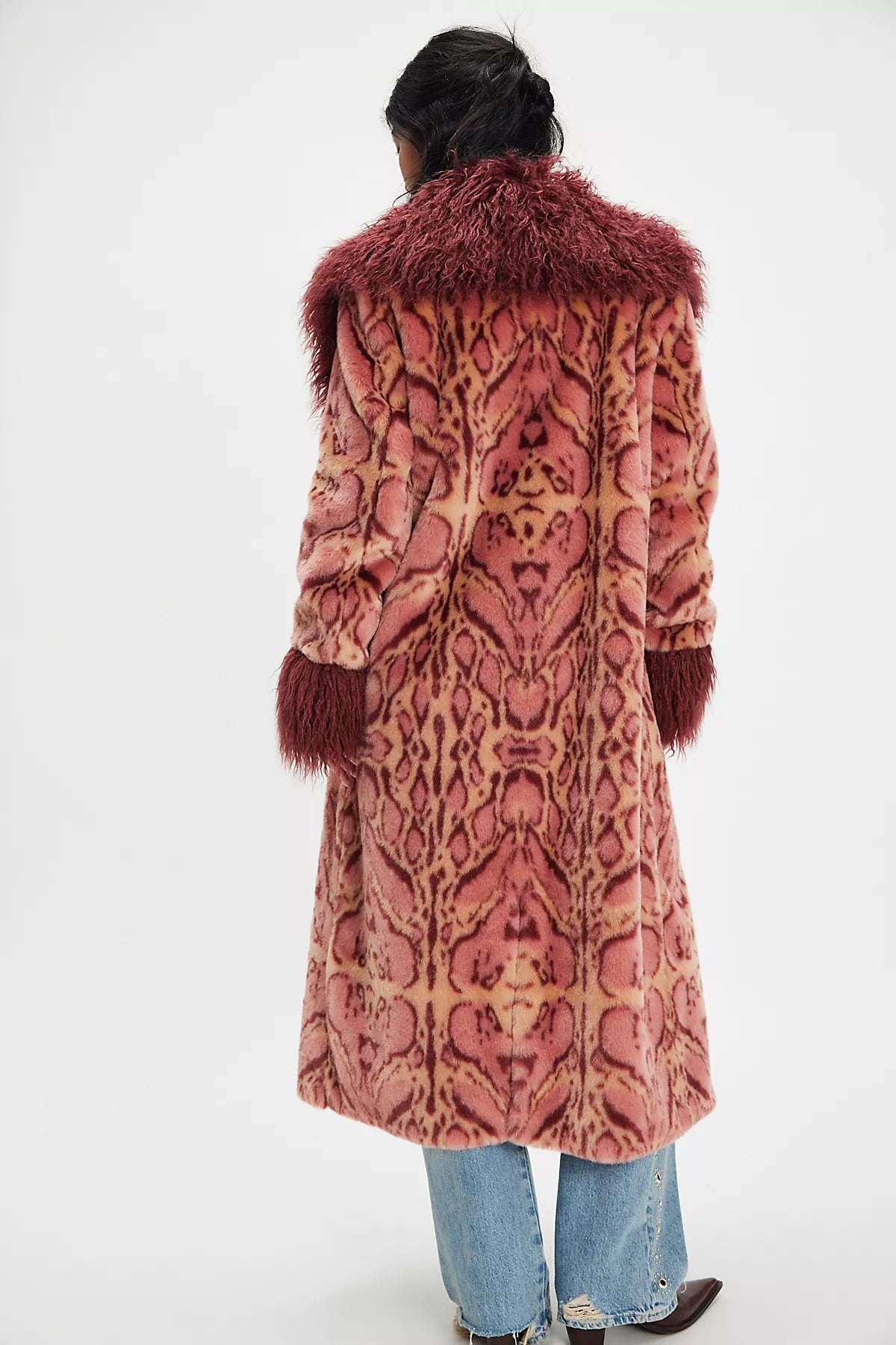Unreal Fur Cuvée Rose Coat