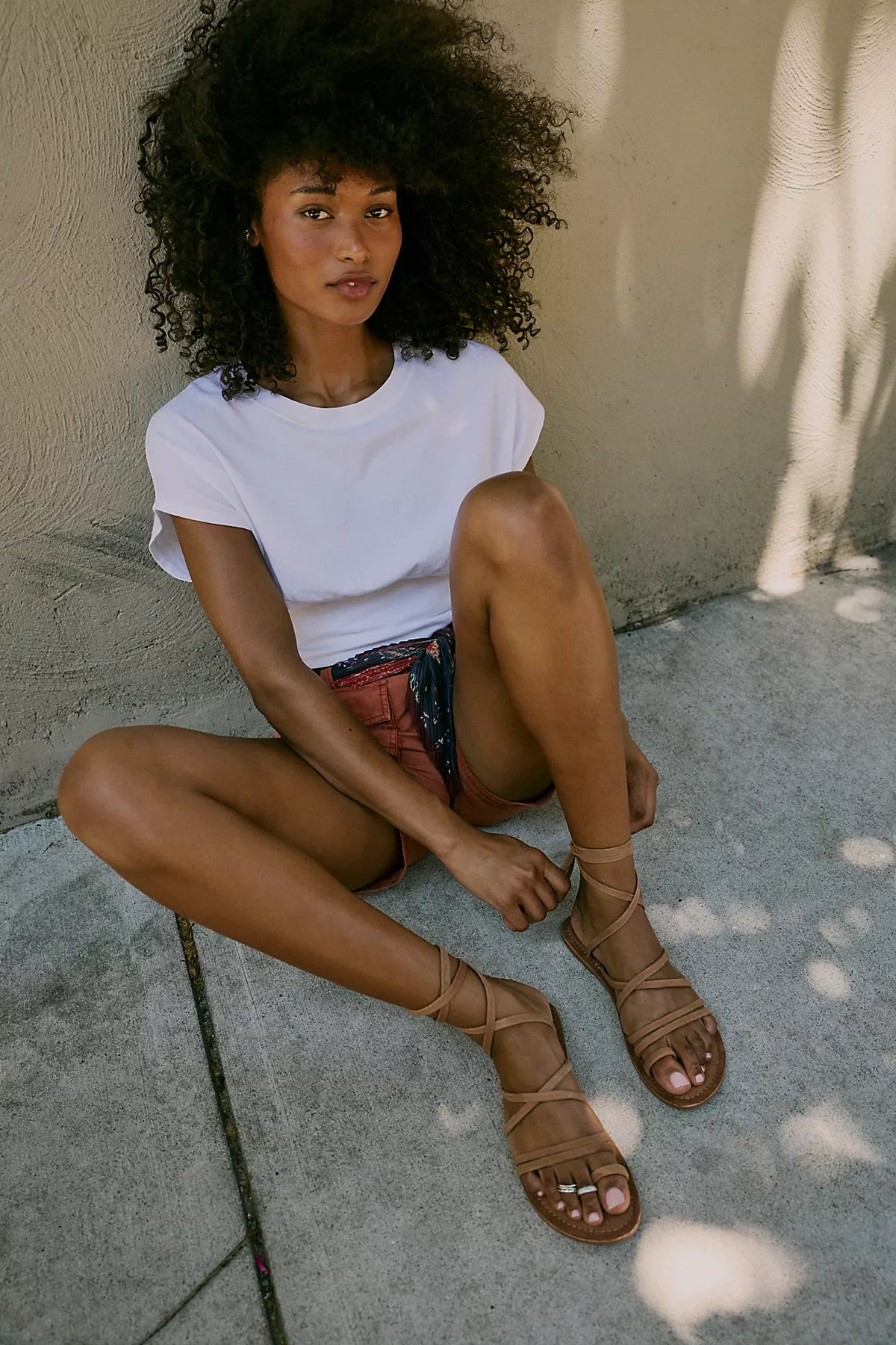 Under the Sun Wrap Sandals