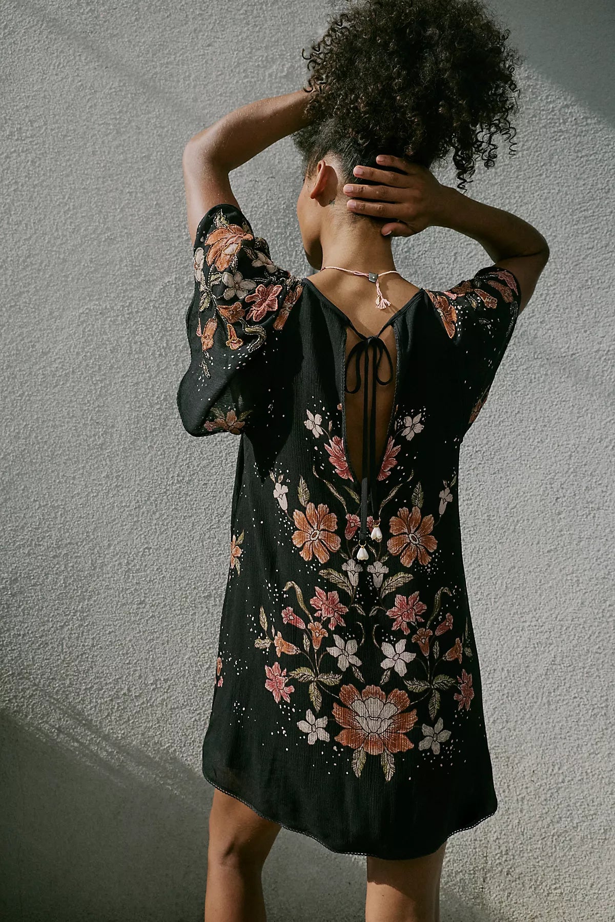 Tropics Beaded Mini Dress