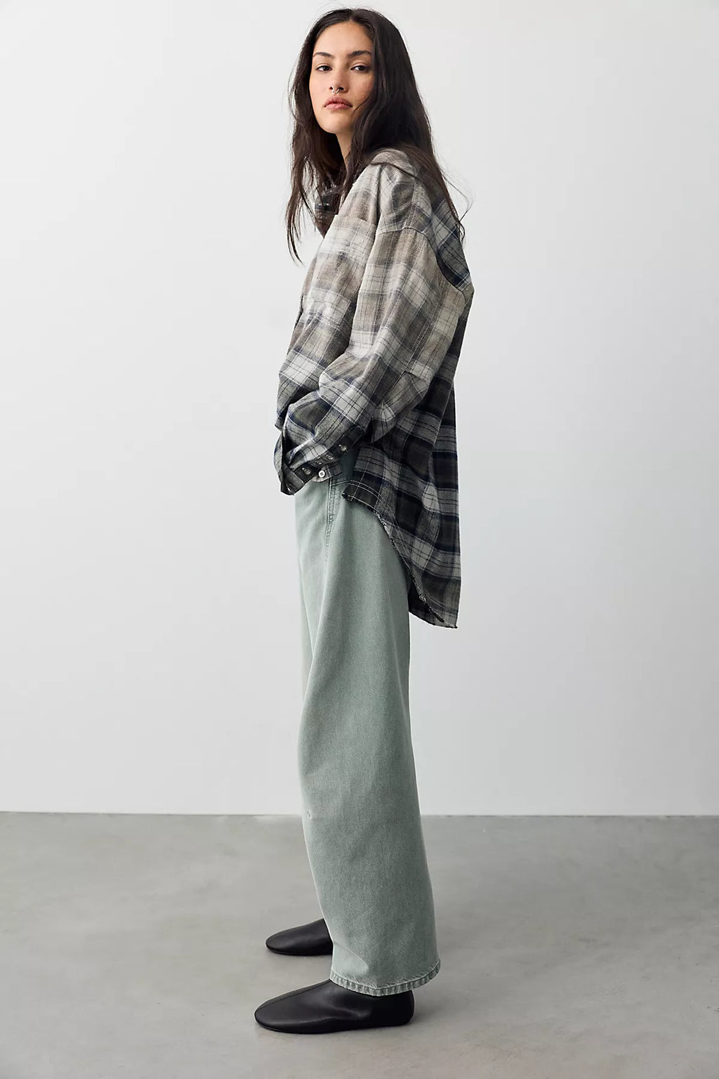 We The Free Fable Low-Rise Twisted Bowed Jeans