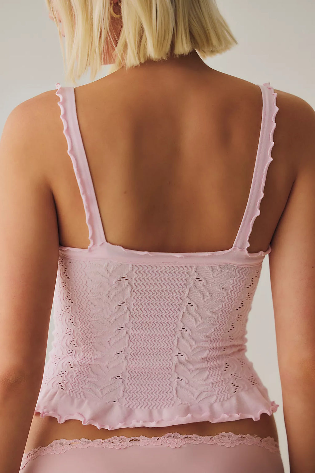 So Soft Frill Square Neck Tank