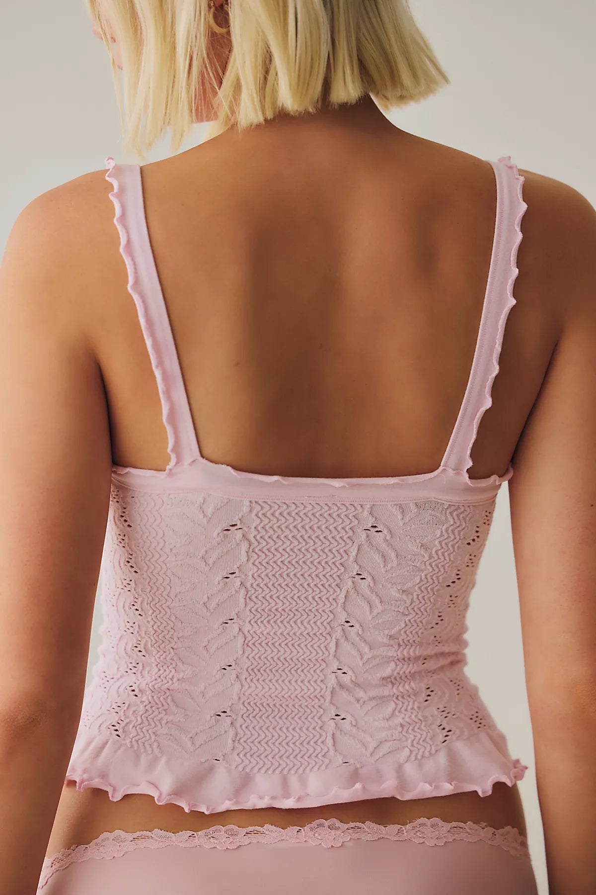So Soft Frill Square Neck Tank