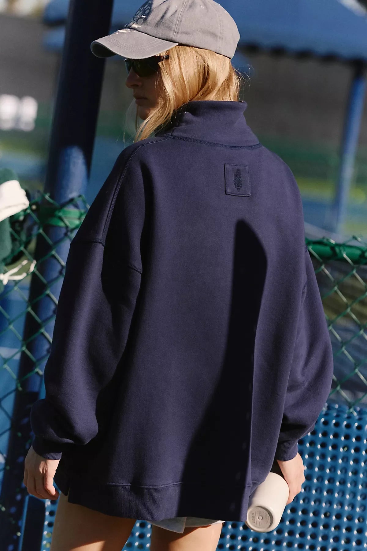 A Cut Above Mock Neck Pullover Sweatshirt