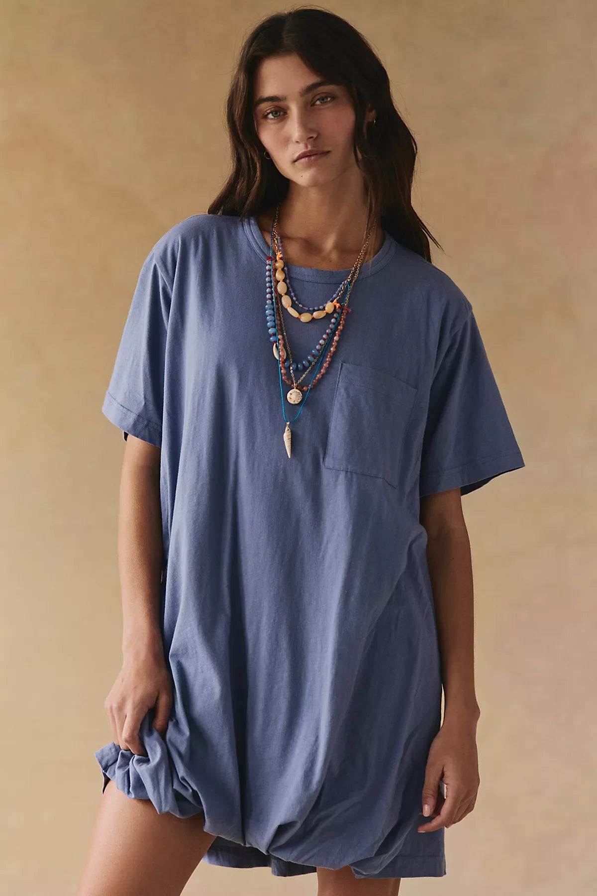 Shorebound Cotton-Jersey Mini Dress