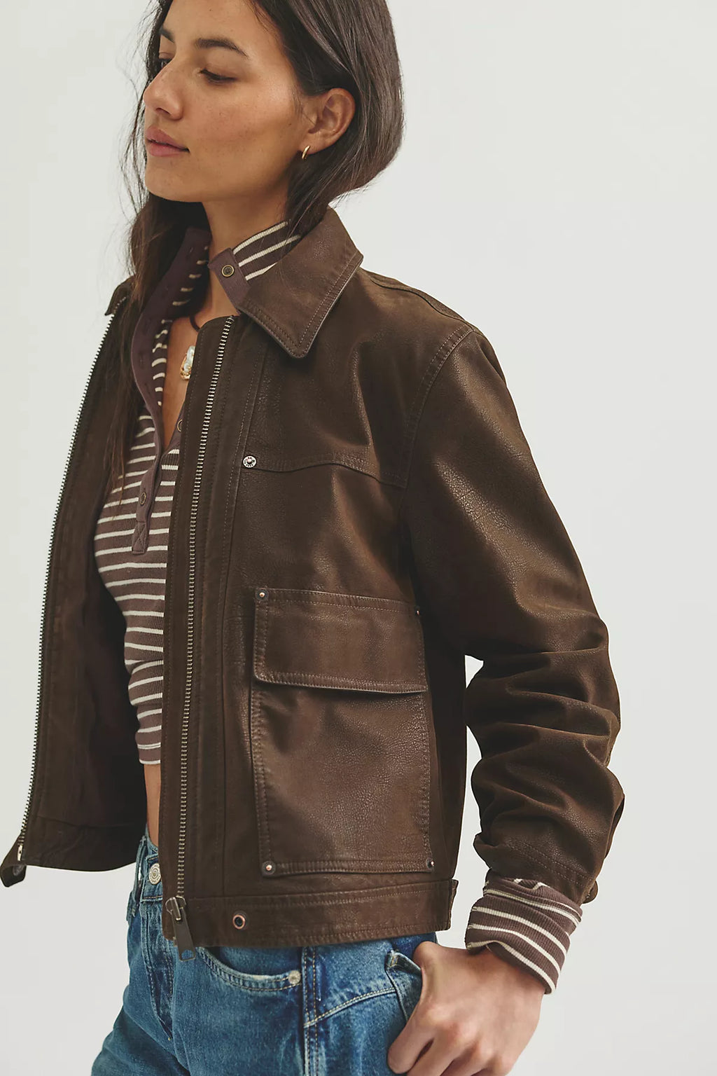 We The Free Blair Vegan Leather Jacket