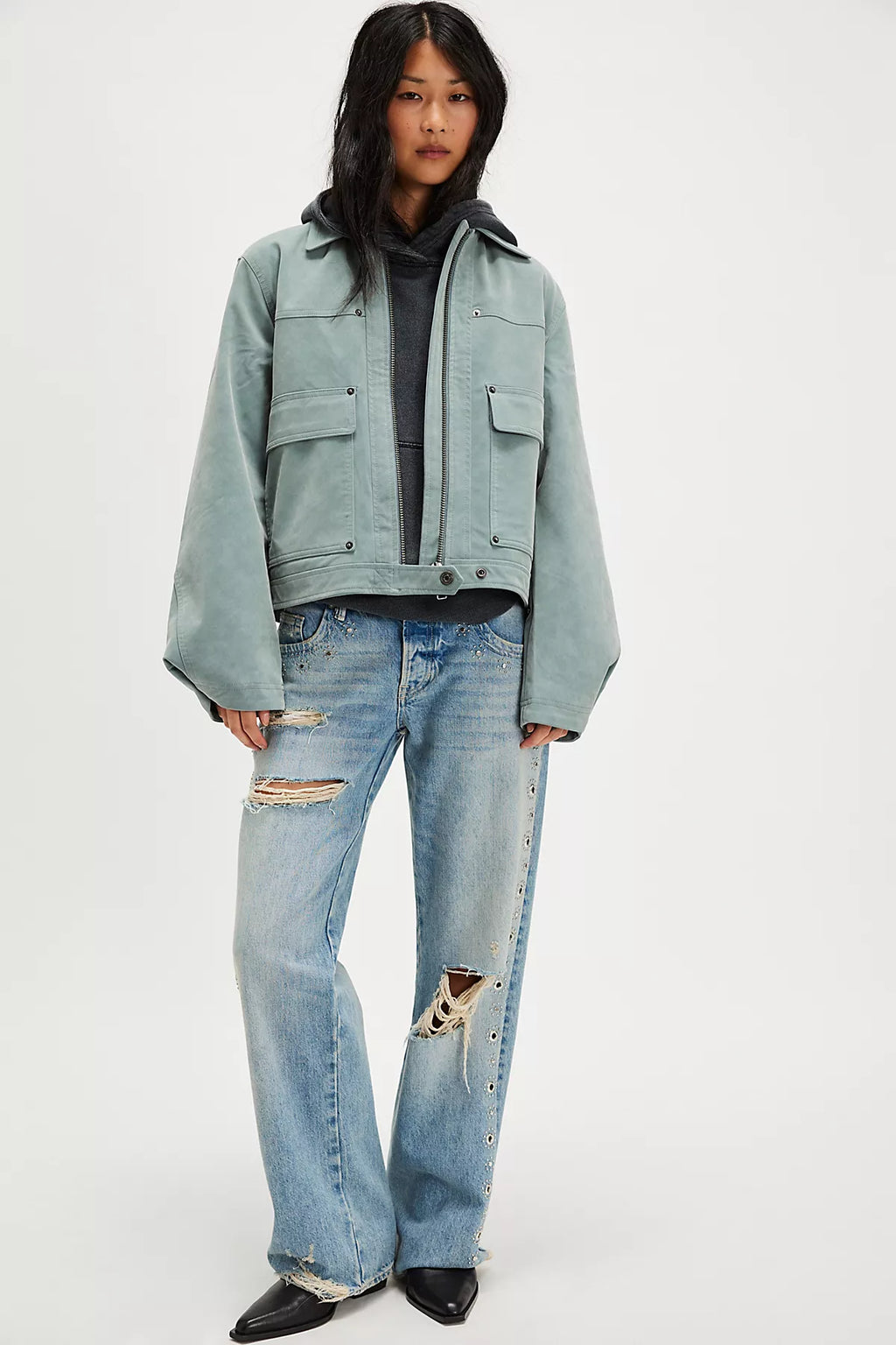 We The Free Blair Vegan Suede Jacket
