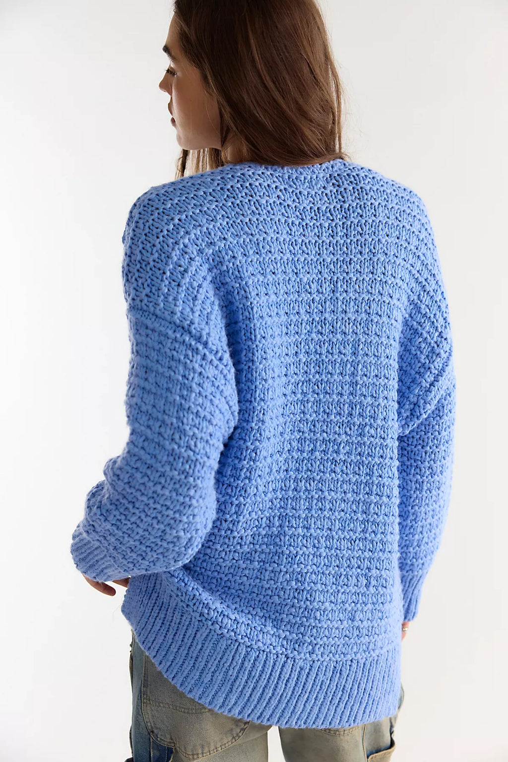 Opal Textured V-Neck Pullover