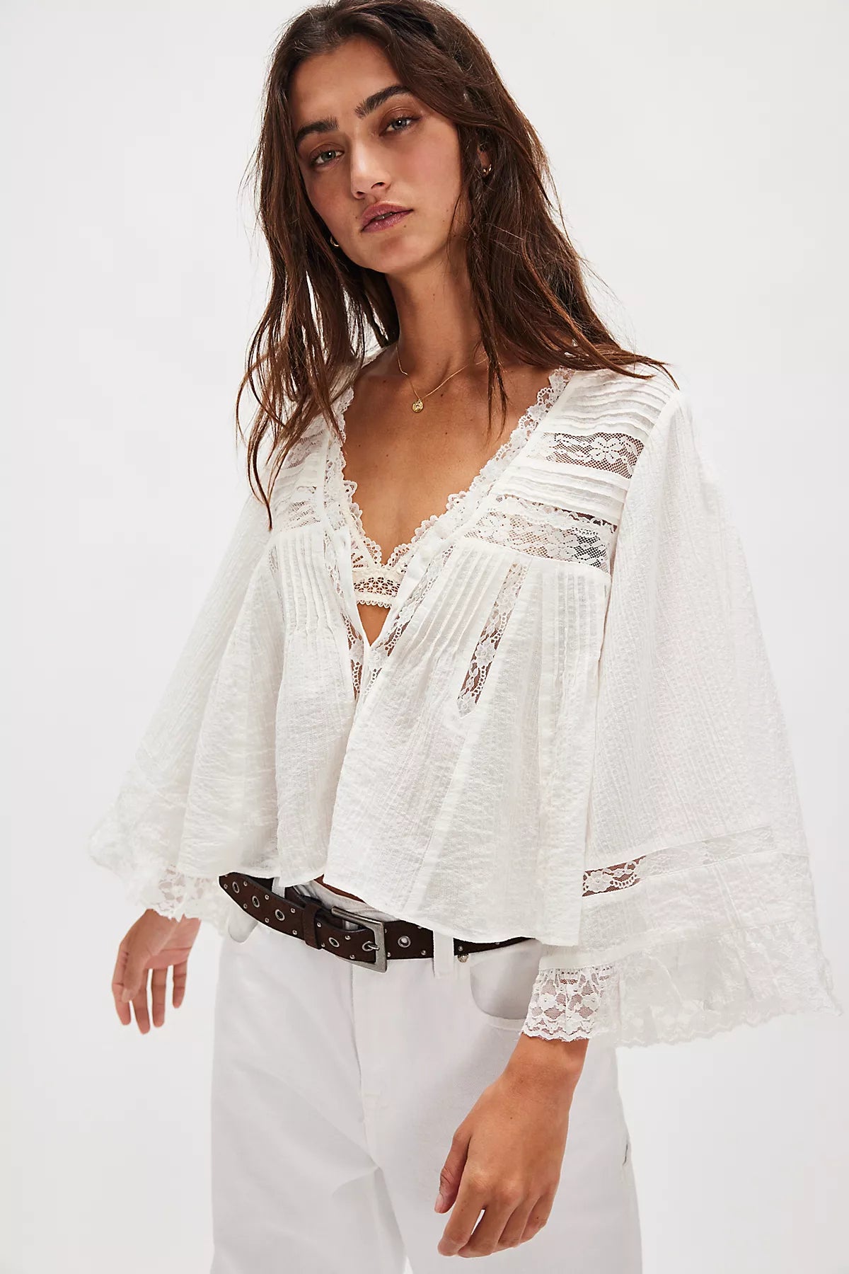 Rosa Ruffle Top