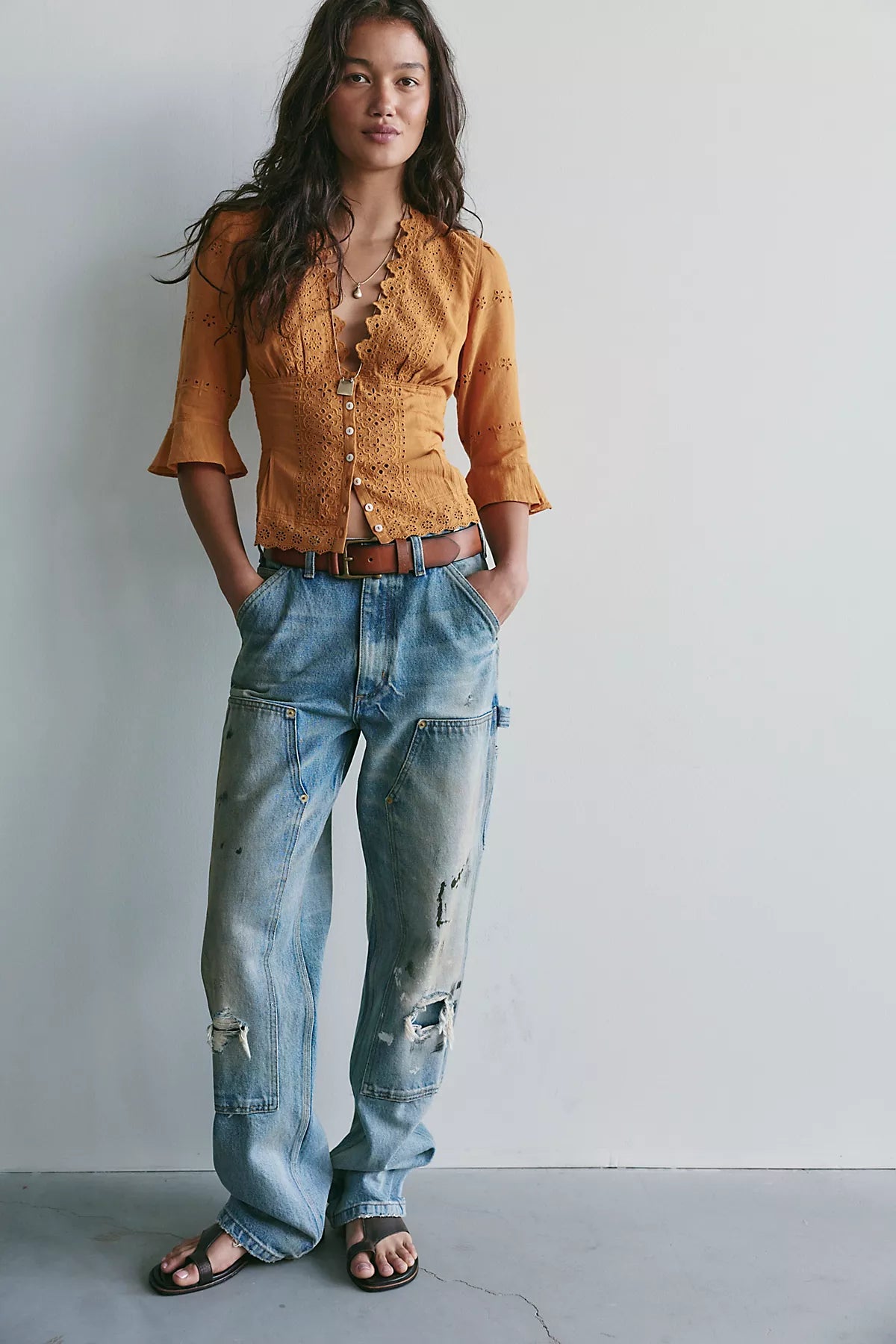 Salone Eyelet Top