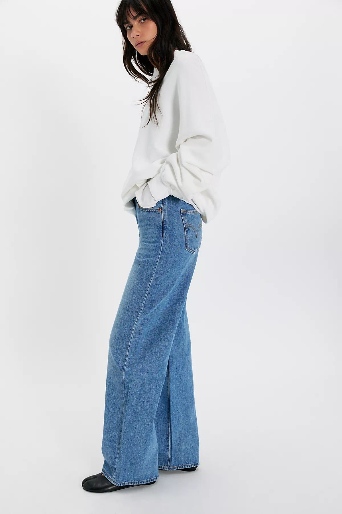 Levi's Ribcage Wide-Leg Jeans